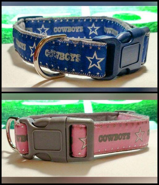 Dallas cowboys outlet leather dog collar