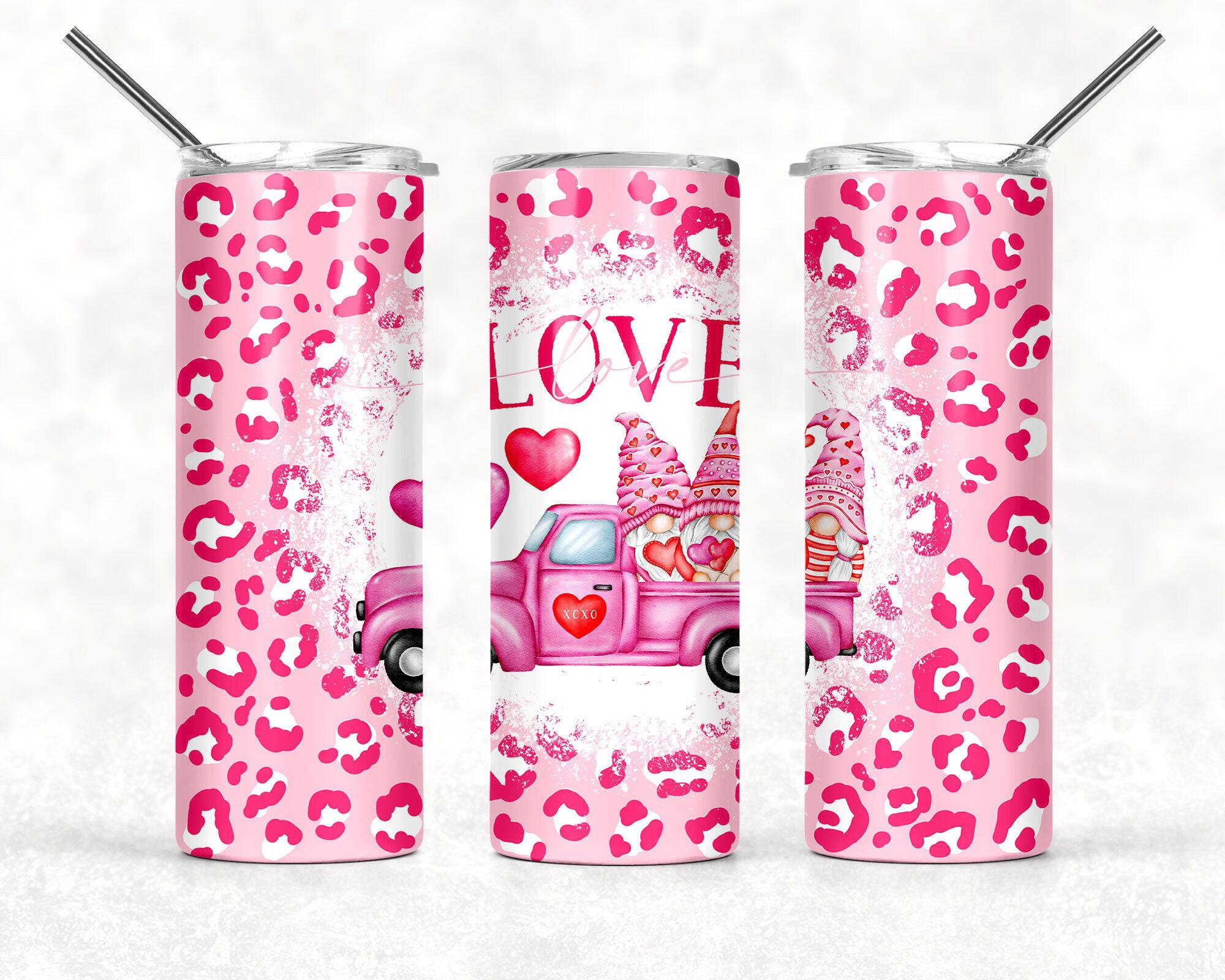 Tumbler 20 oz Love Gnome Valentine