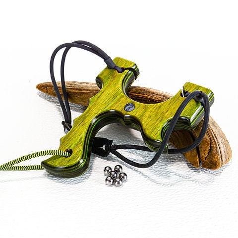 Wood slingshot, custom made, wooden slingshot, catapult, shanghai, hand made, hunting, target, gift on sale for him