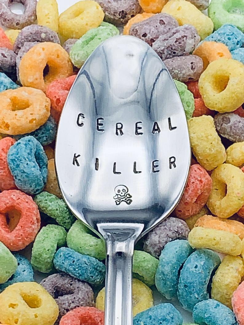 Brother Ice Cream Shovel LEVLO Funny Brother Spoon Brother Practical Gift Brother's Cereal Killer Ice Cream Shovel Spoon Peanut Butter Spoon Brother Spoon Gift from Granddchildren Wife