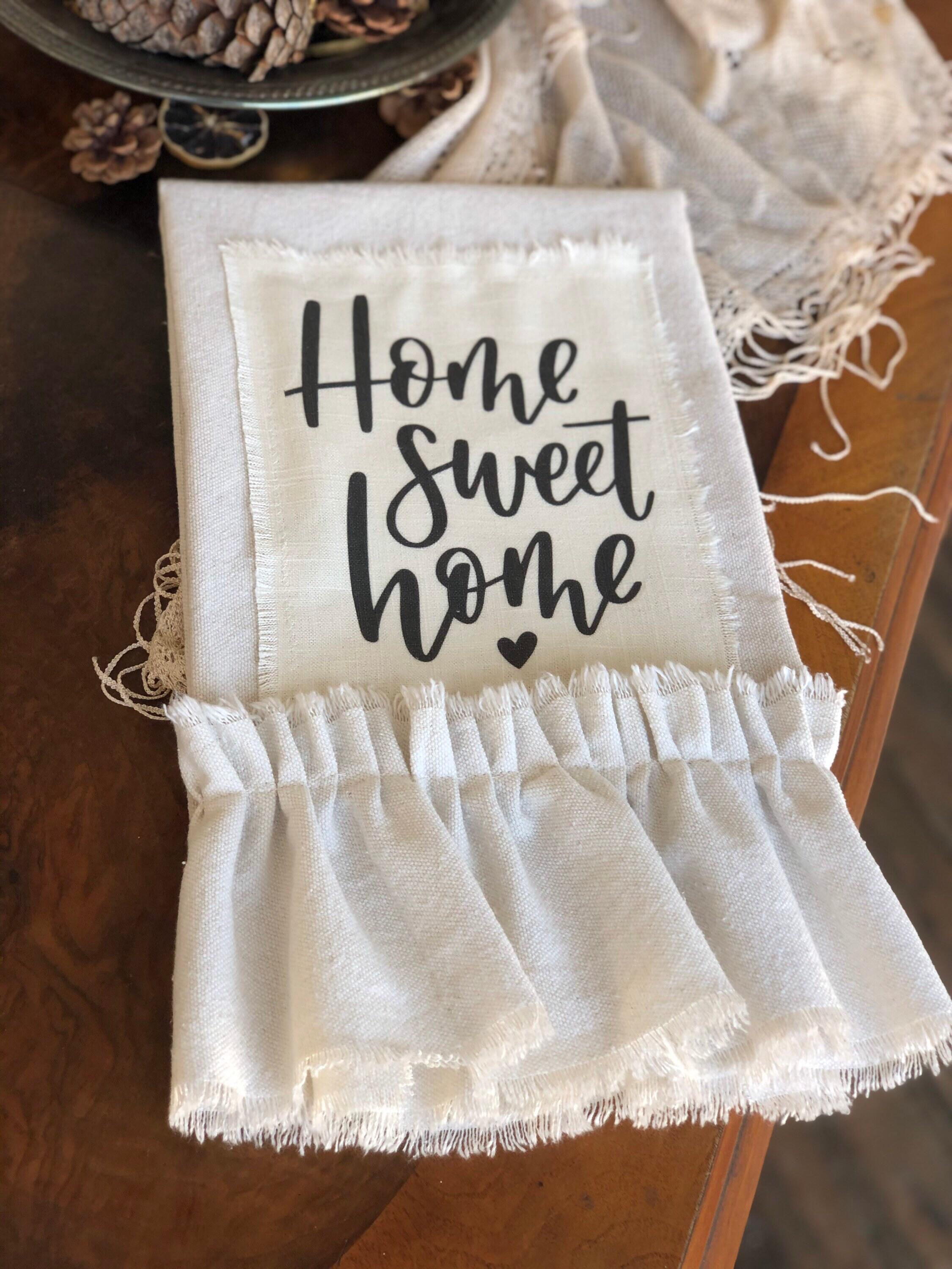 Home Sweet Home Custom Kitchen Towel – 521handmade