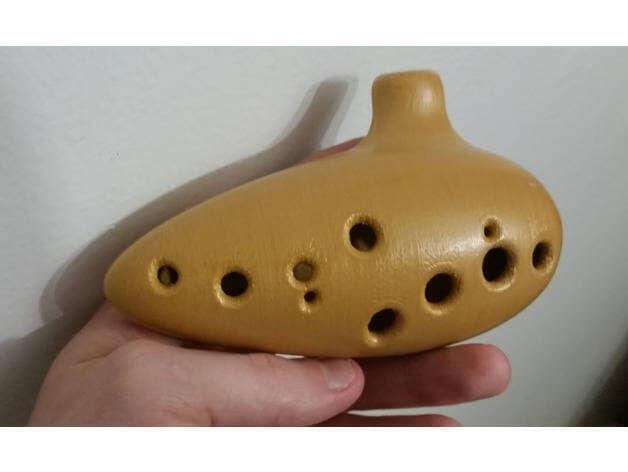 Playable 12 Hole Ocarina of Time Instrument From Zelda 