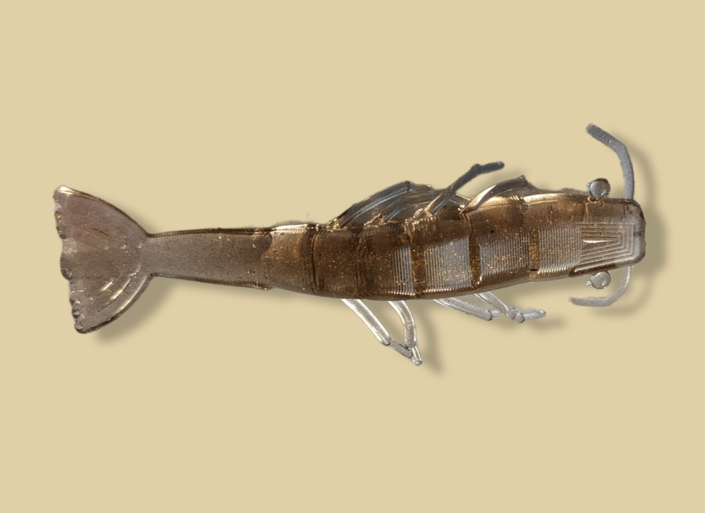 Shrimp lure 3.5 inch - Natural