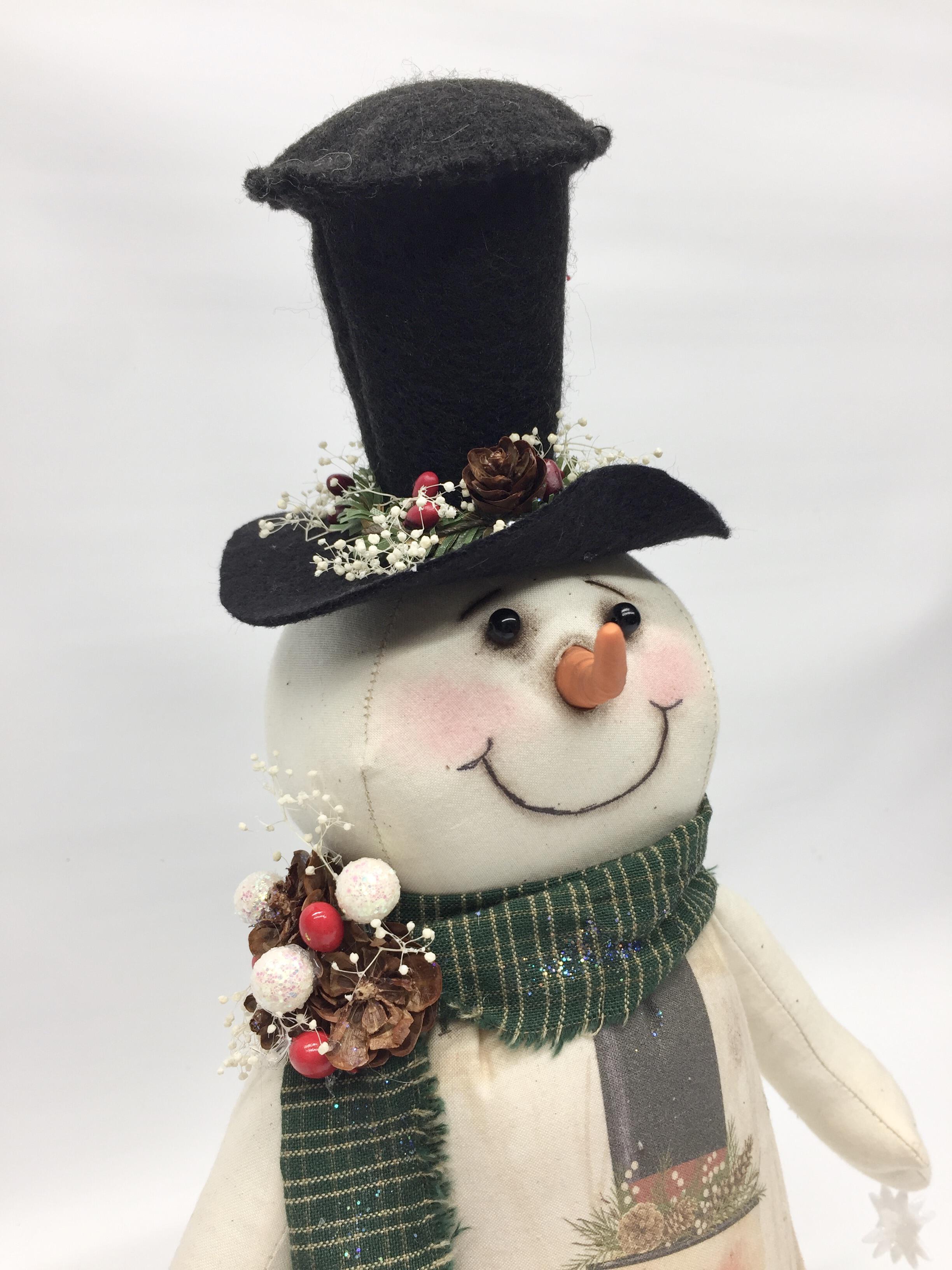 Holiday & Seasonal Christmas Rustic snowman decor Snowman Shelf