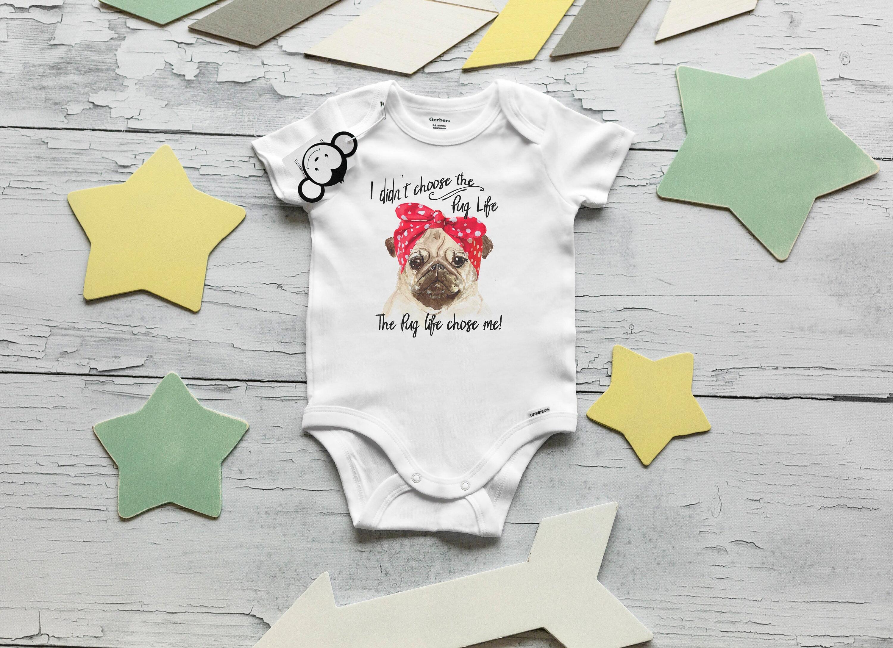 Pug fashion baby clothes