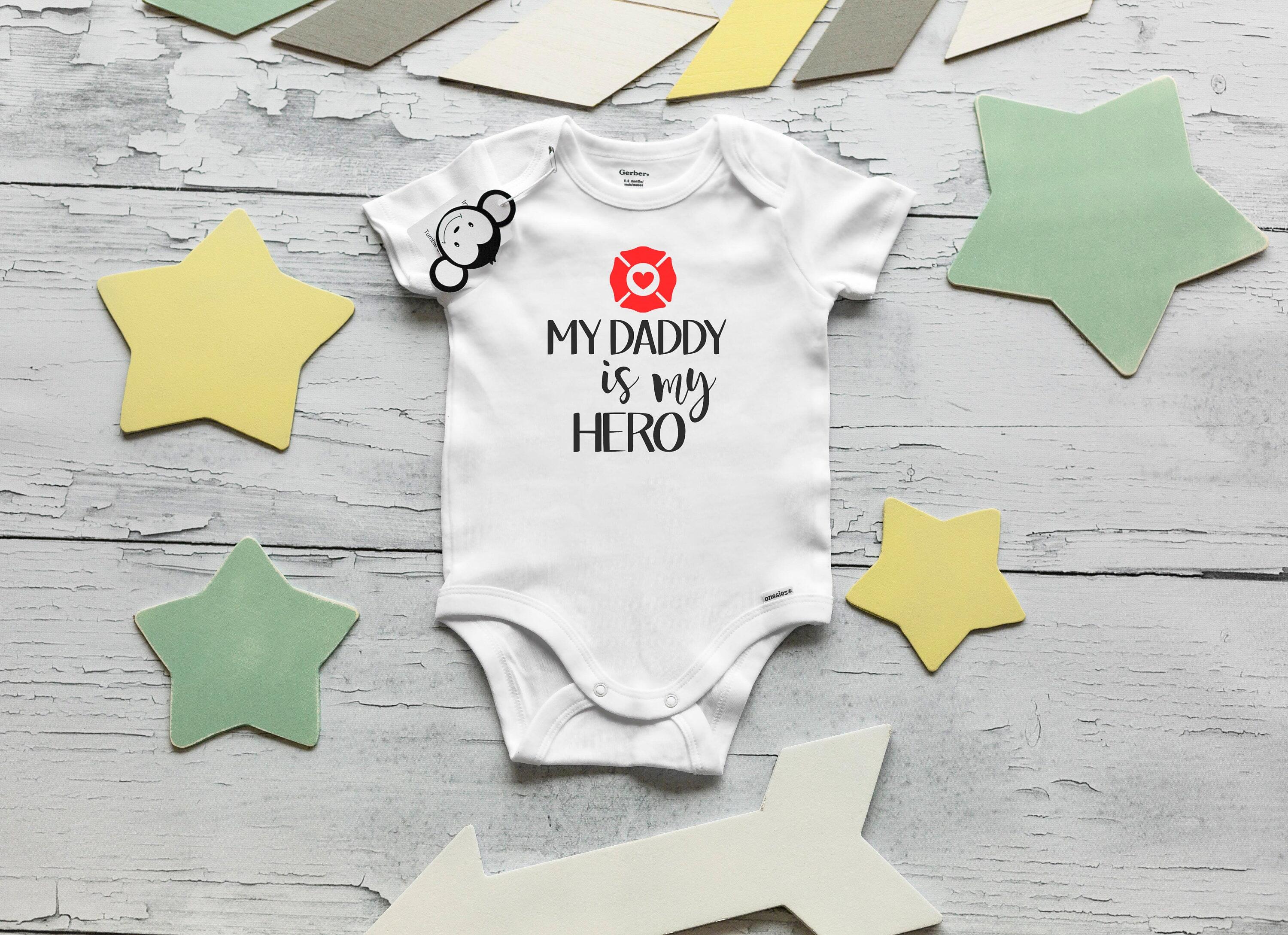 Firefighter onesie best sale for baby boy