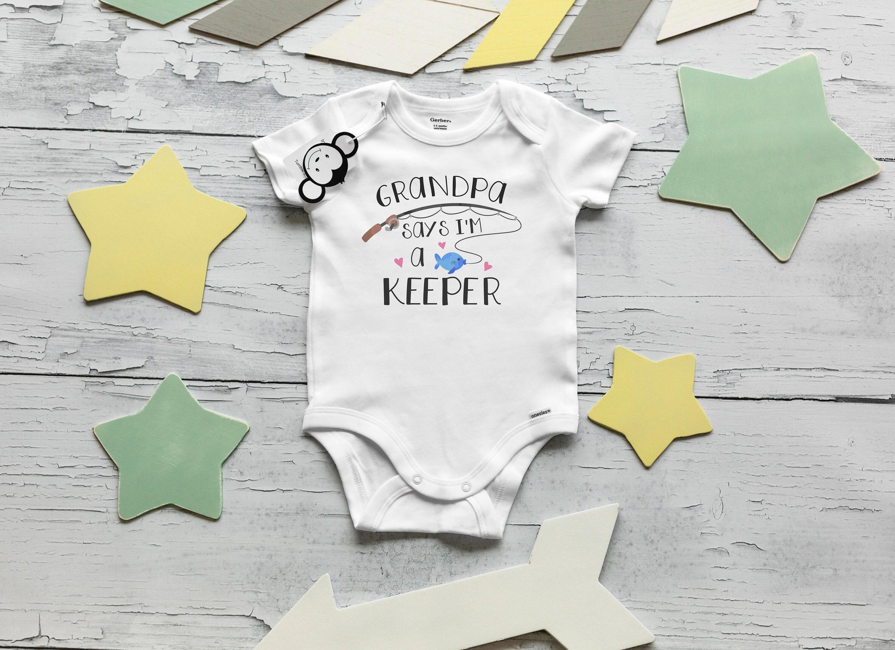 Clothing & Accessories :: Kids & Baby :: Baby Clothing :: Grandpa Baby  Clothes, Fishing Buddy Shirt, Fishing Baby Announcement, Fishing Baby  Shower, Father's Day Onesie, Baby Shower Gift