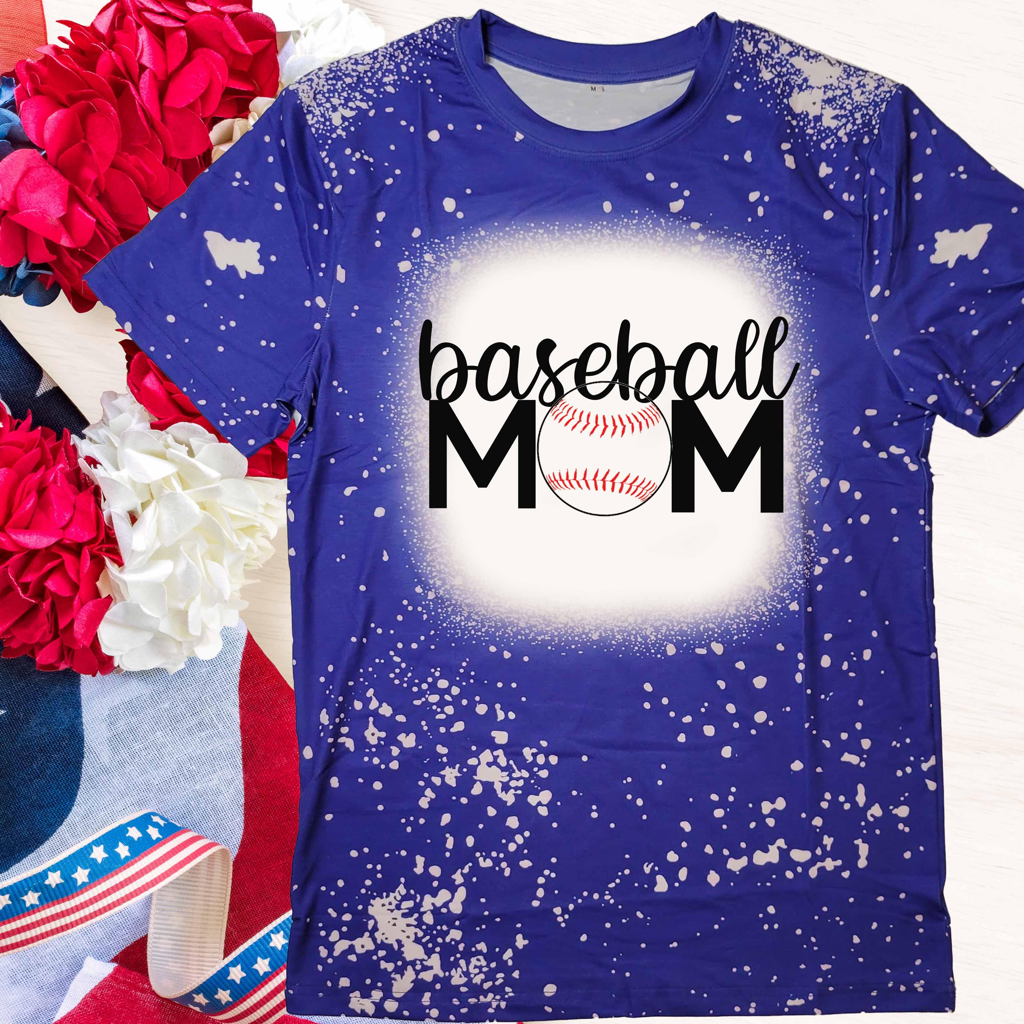 Bleached Baseball Mom T-Shirt