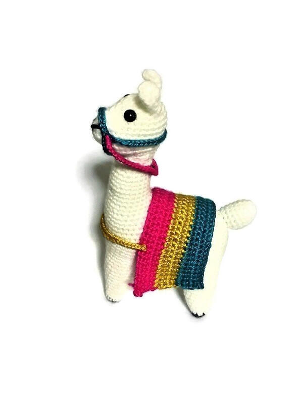 Pan Pride Llama Amigurumi