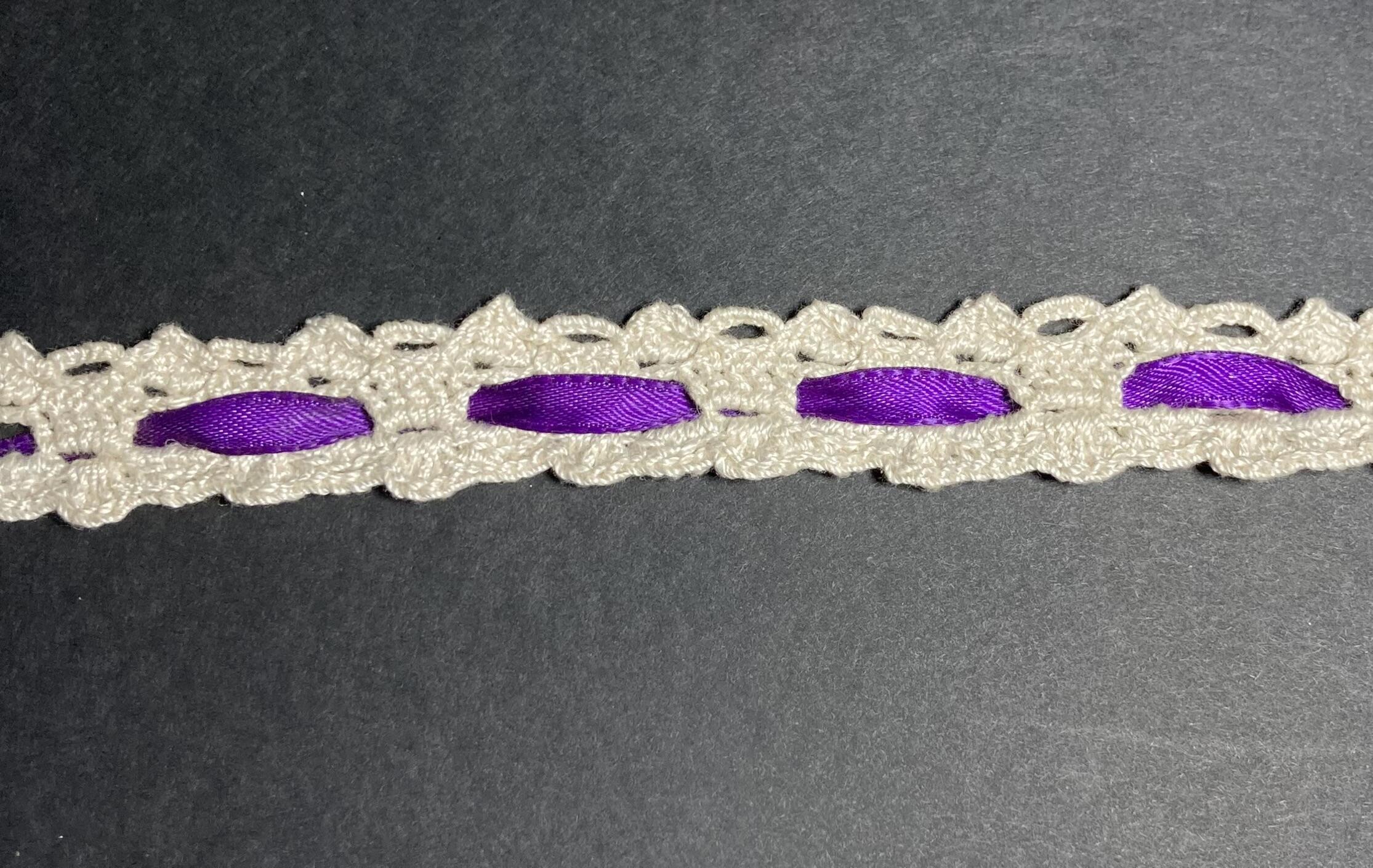 Crochet Lace Tape Ribbon very easy 