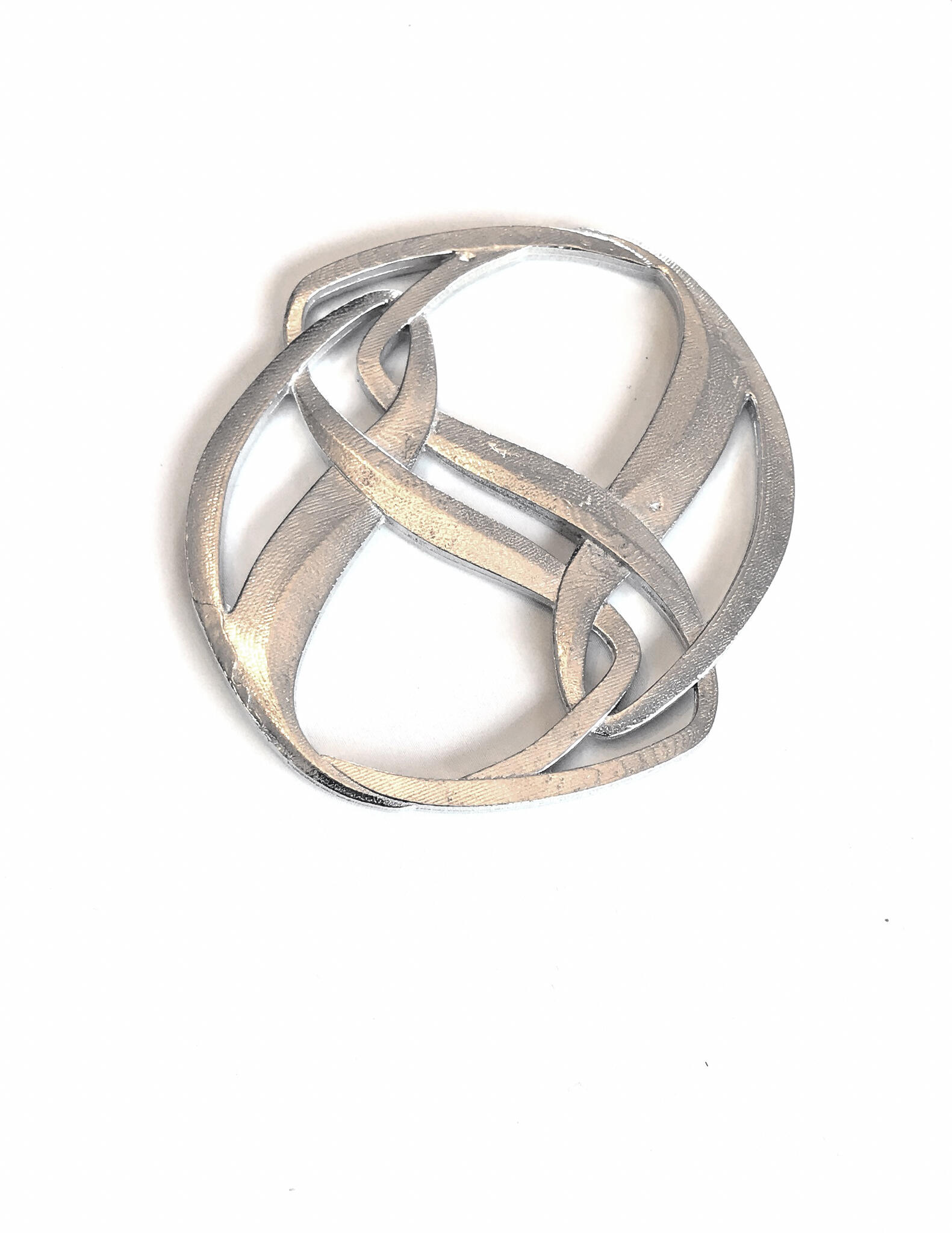 USA Handmade Infinity Pewter Scarf Ring
