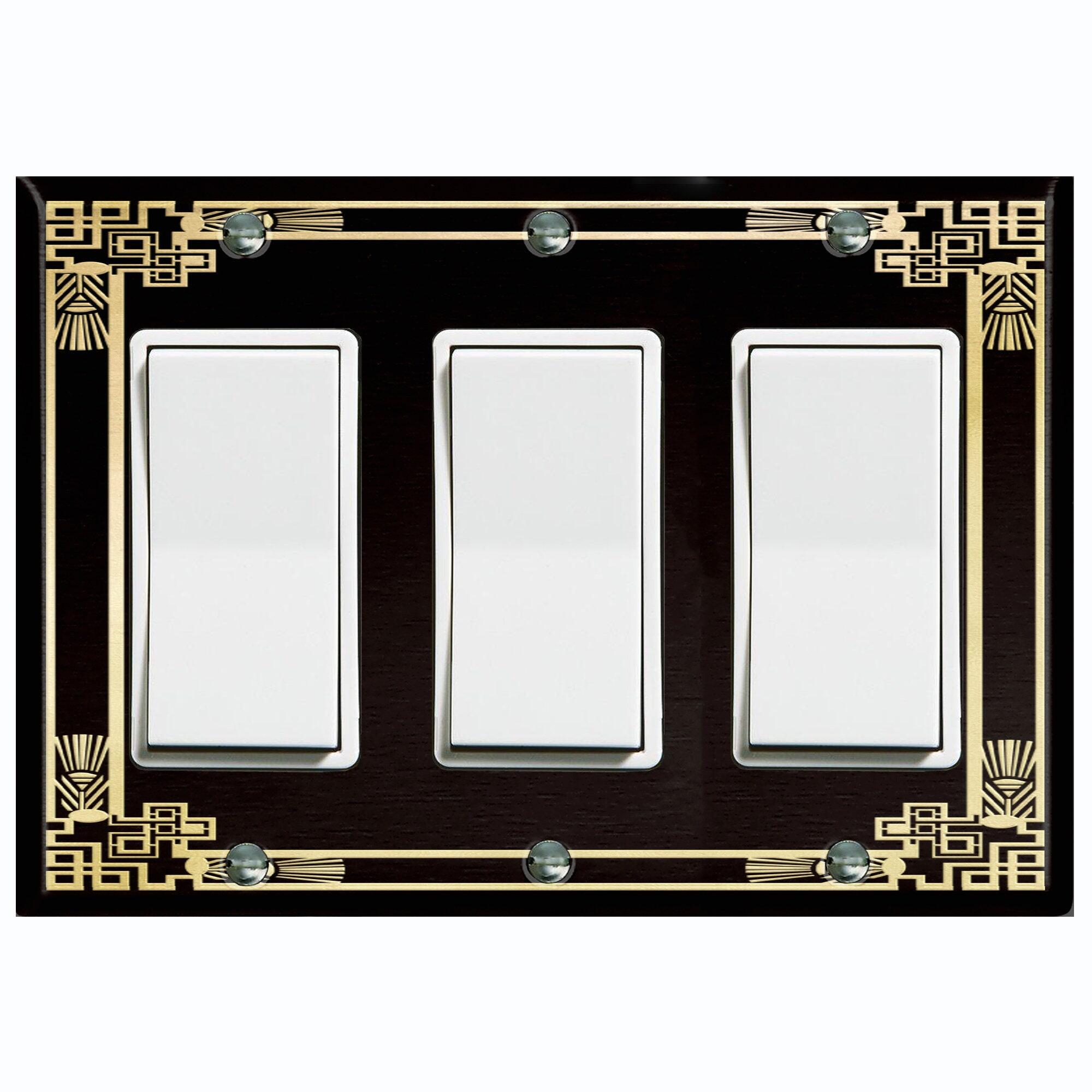 Light Switch Cover in Victorian Black Switch Cover 