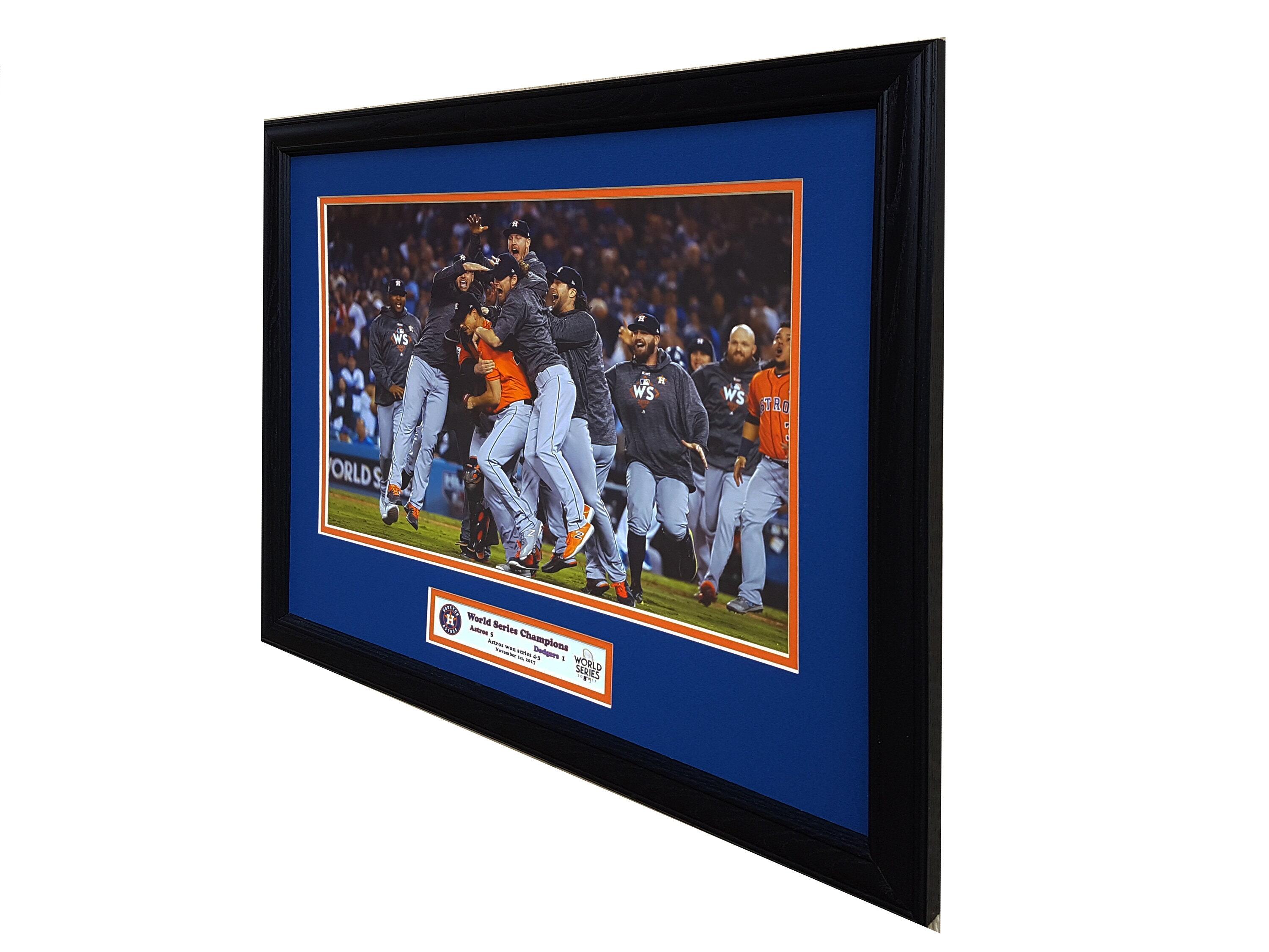 Houston Astros 2017 WS Champs 16x20 Framed Photograph – Behind the Glass,  LLC