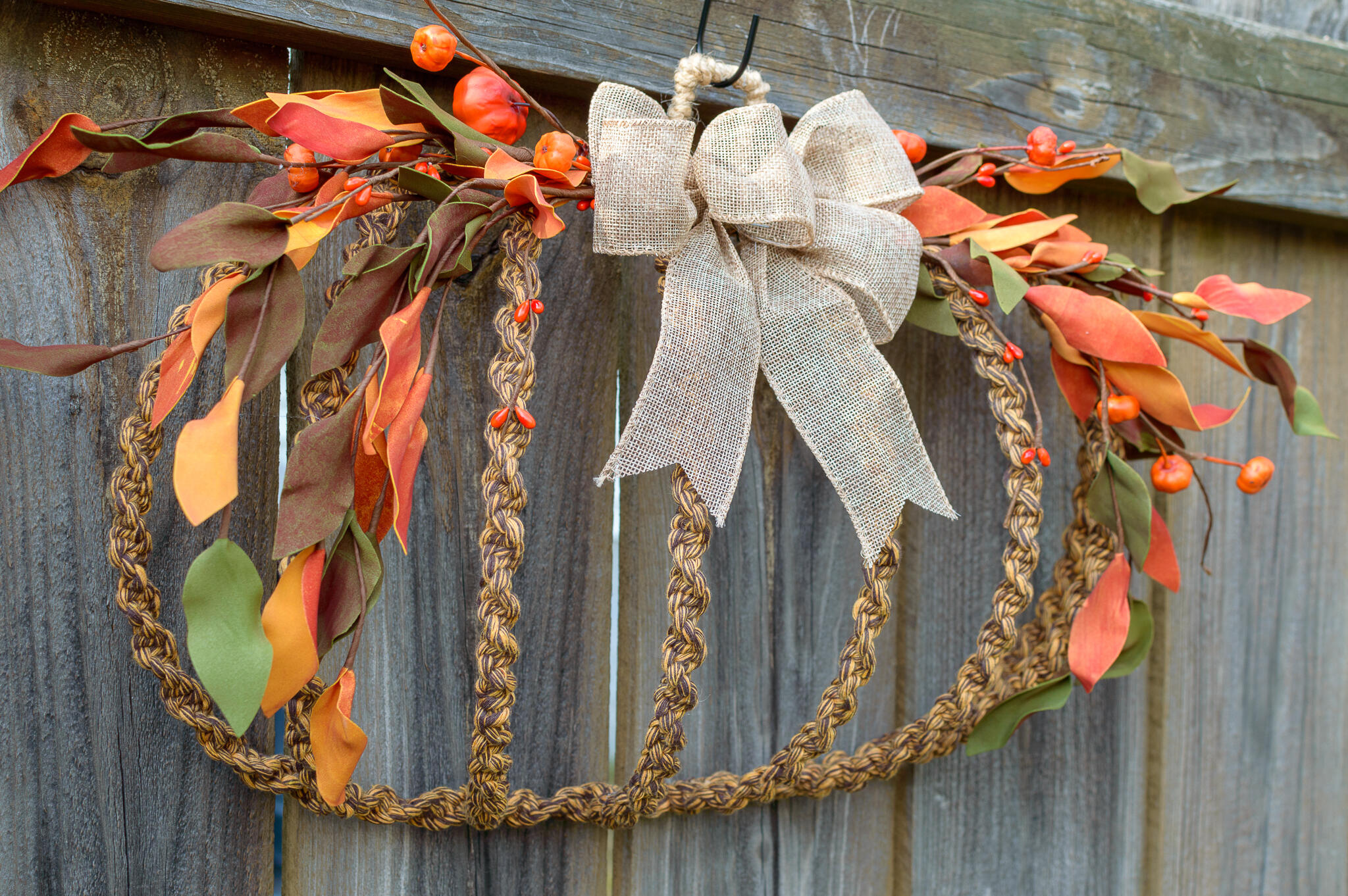 Fall pumpkin popular wreath