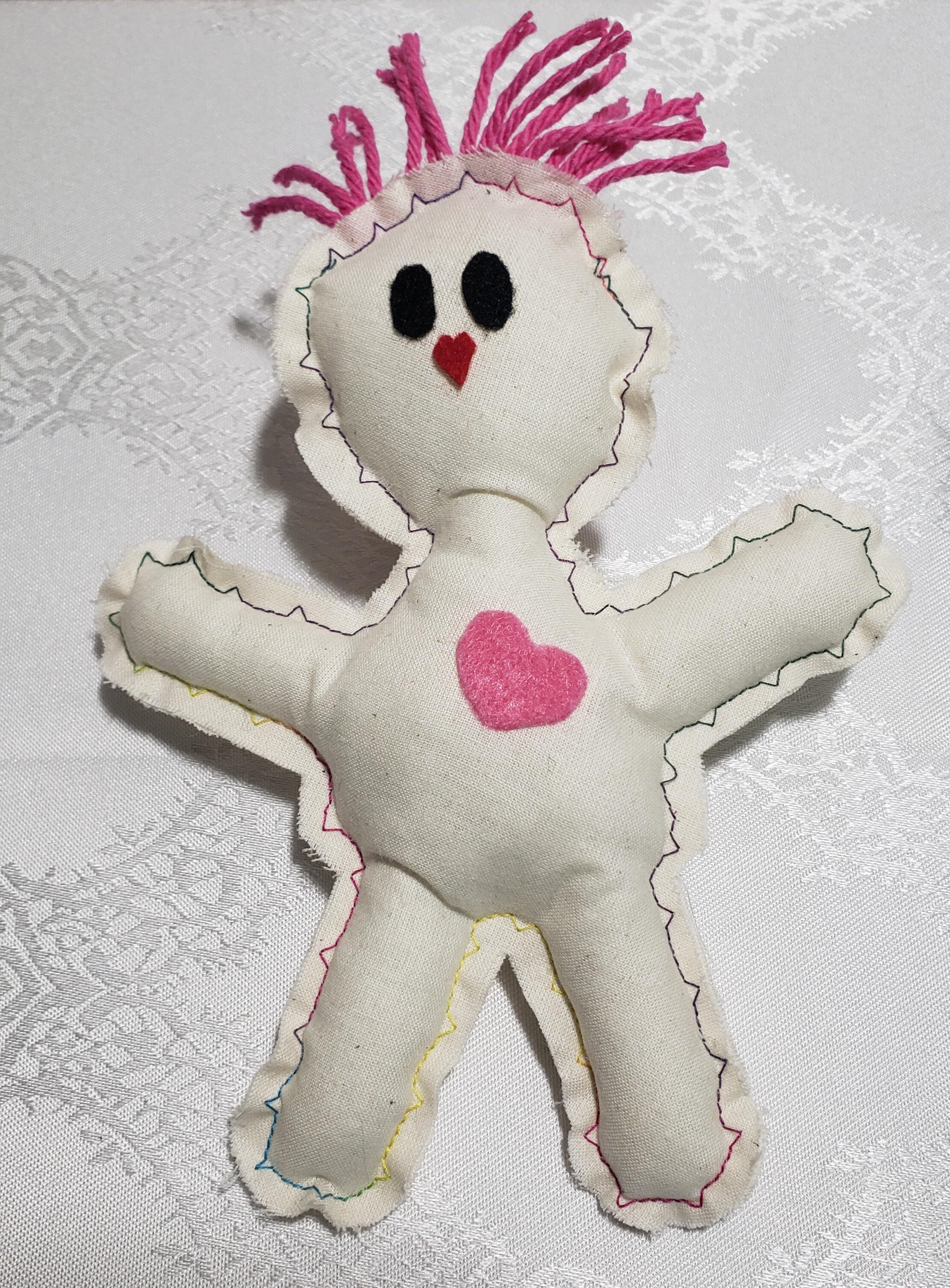 Home Living Religious Spirituality Meditation Good Intention Pink Voodoo doll