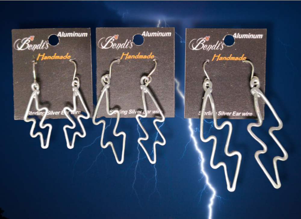 Lightning bolt design 3 sizes