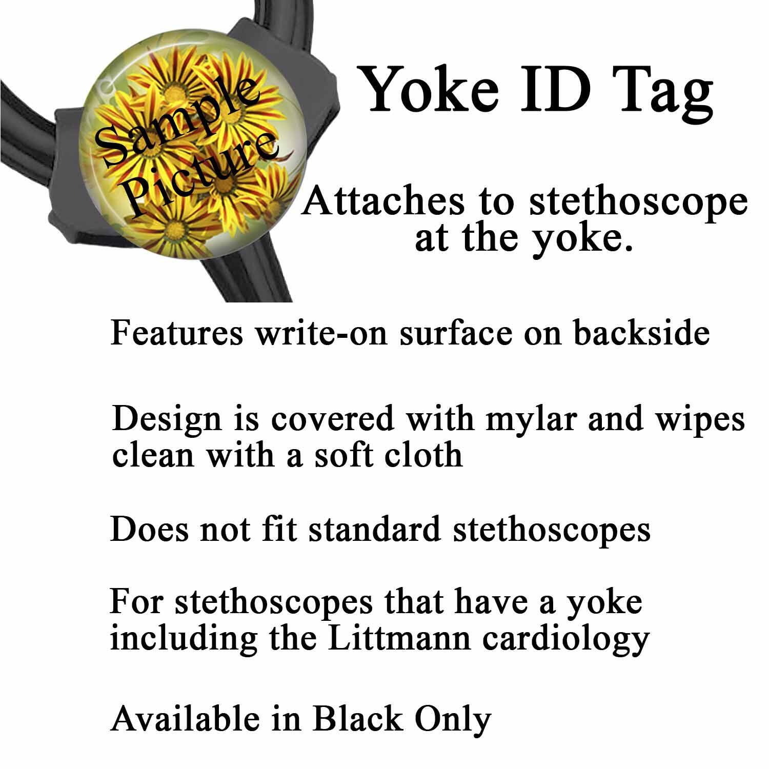 Yoke tag -badge reel boutique