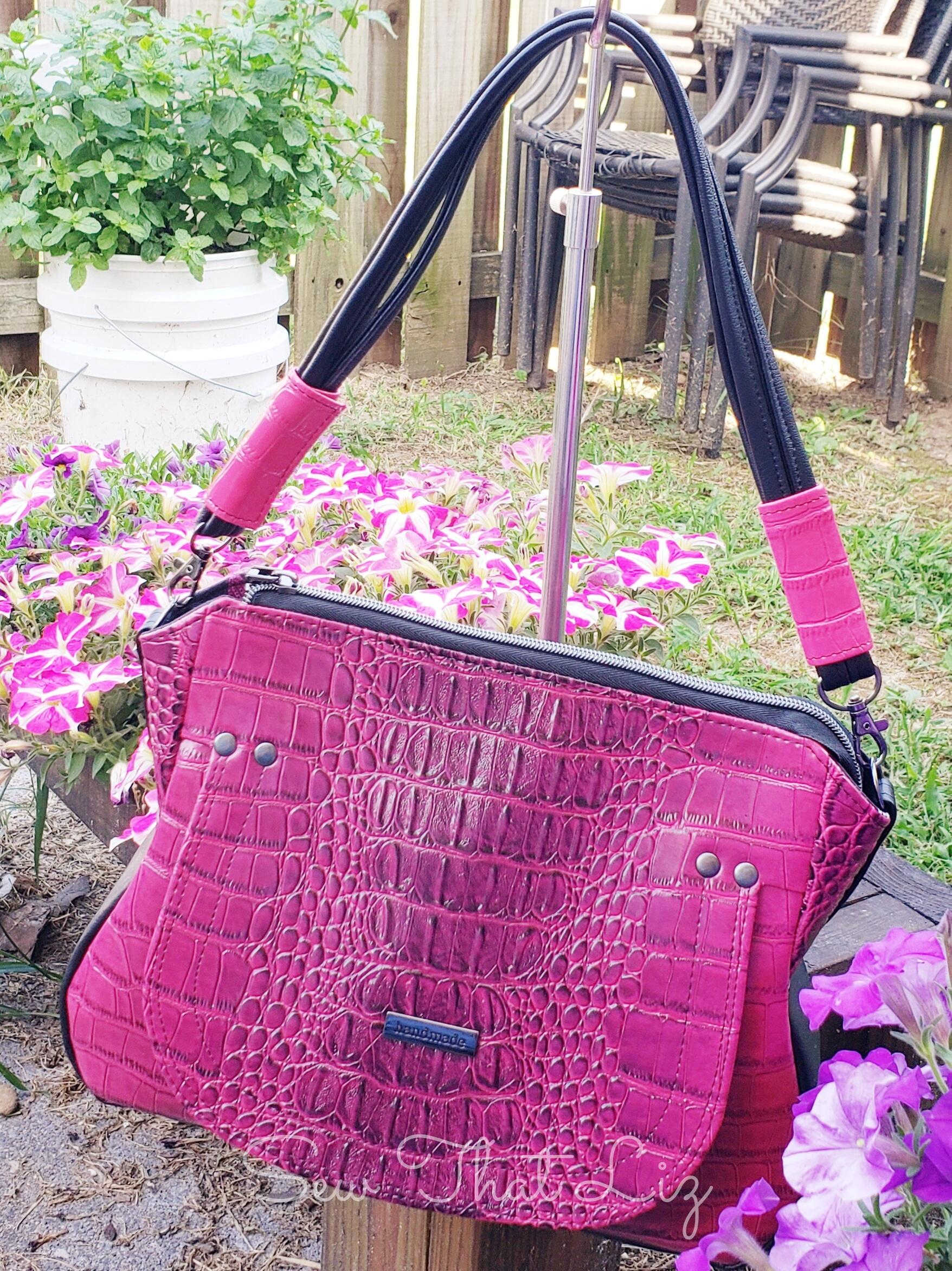 Clothing & Accessories Bags & Purses Shoulder Hot Pink Faux