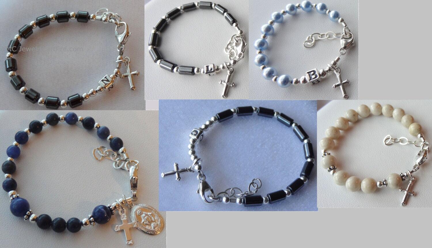 Baby on sale rosary bracelet