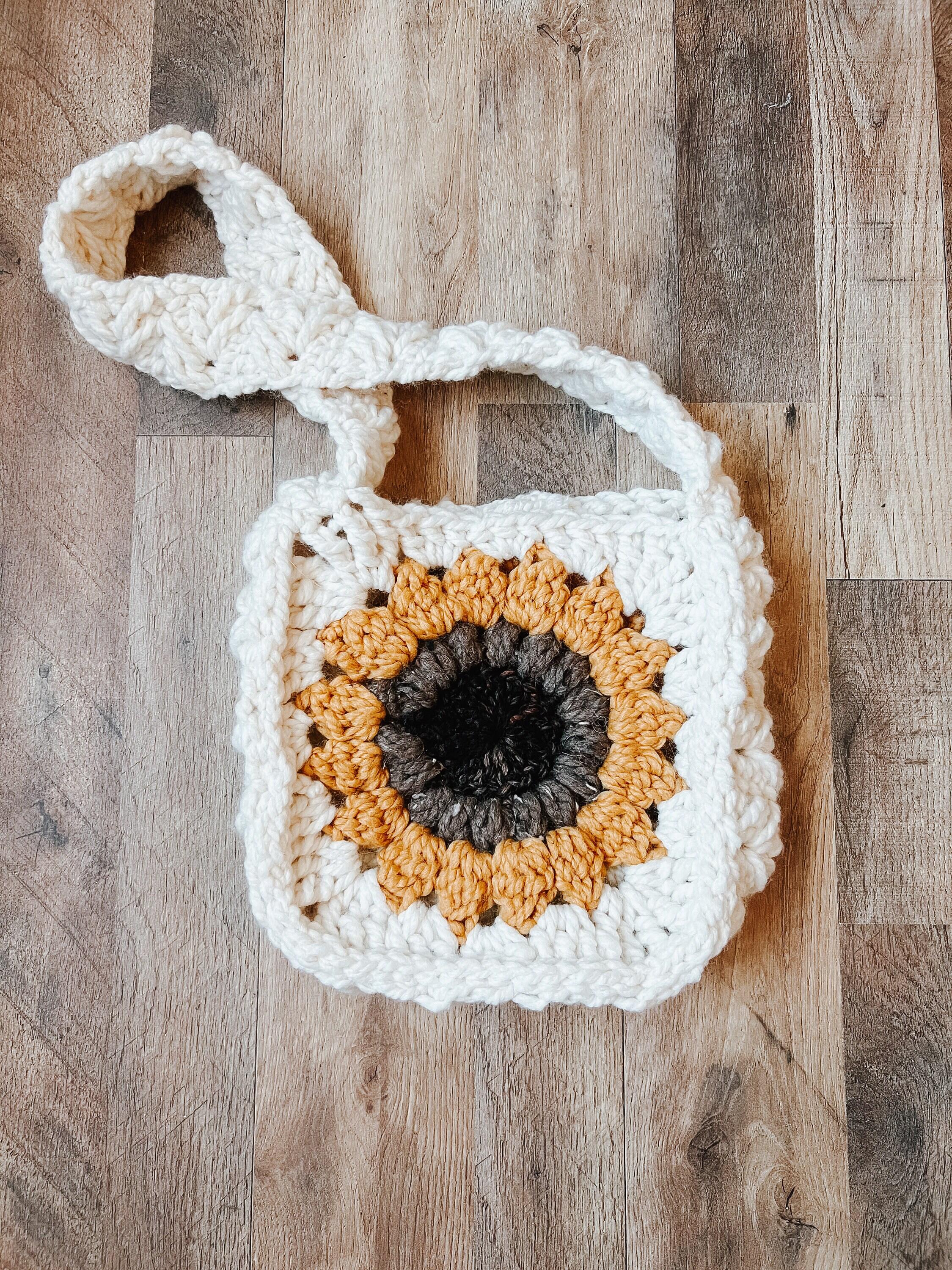 Sunflower granny 2024 square bag