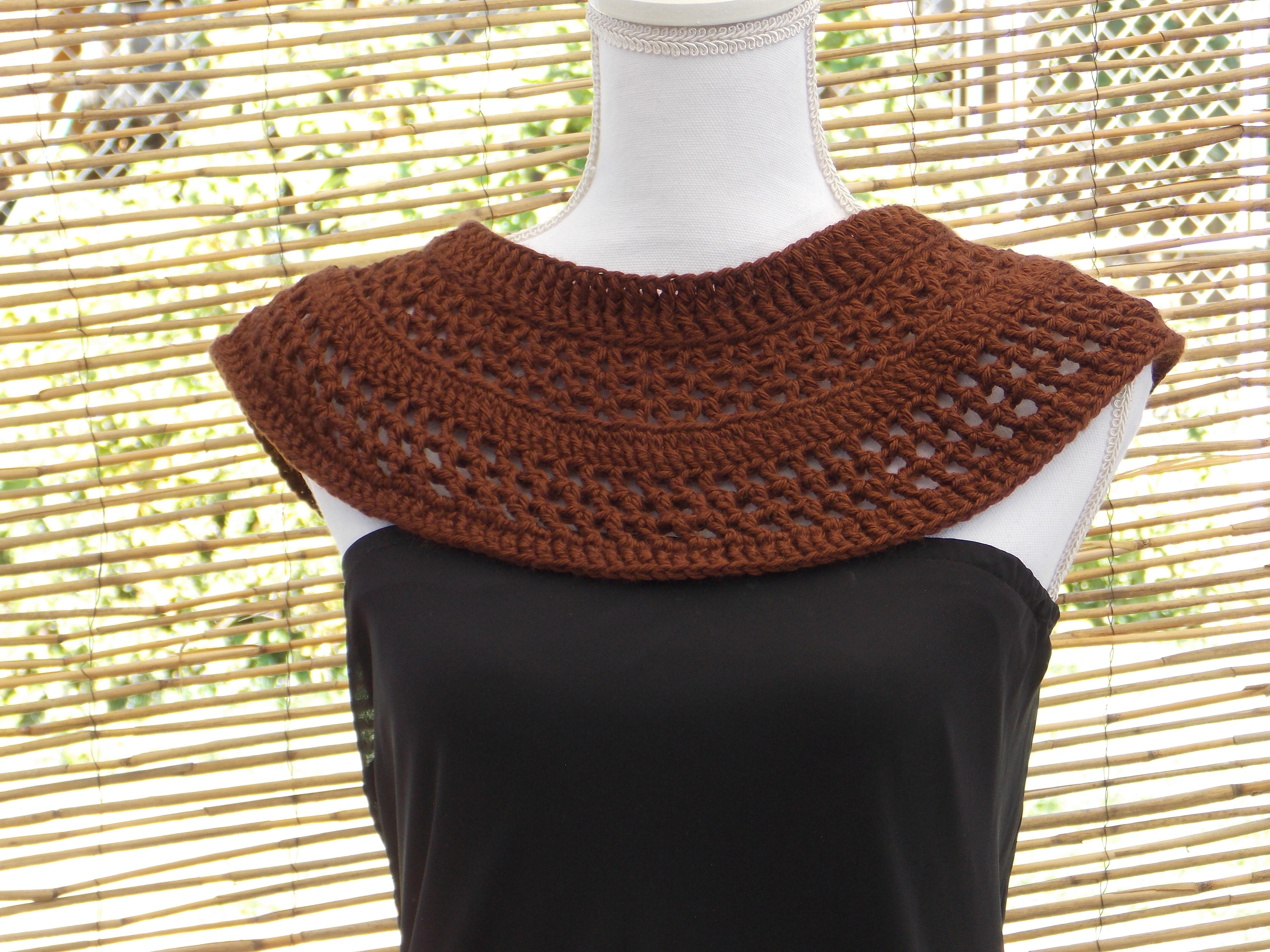Handmade Supplies Design Patterns Templates The Egyptian Collar Crochet Pattern Pdf