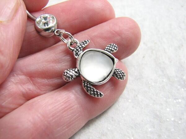 silver-sea-turtle-belly-button-ring