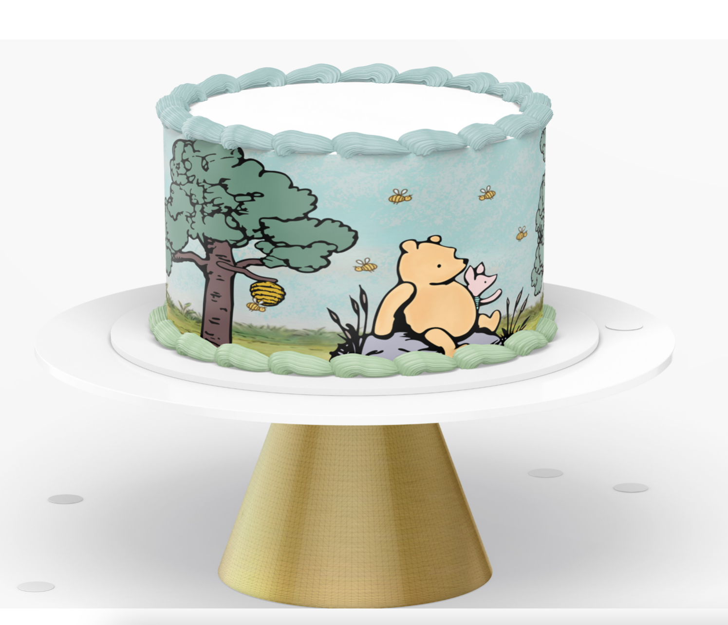 Winnie the Pooh Edible Cake Topper Image Strips 