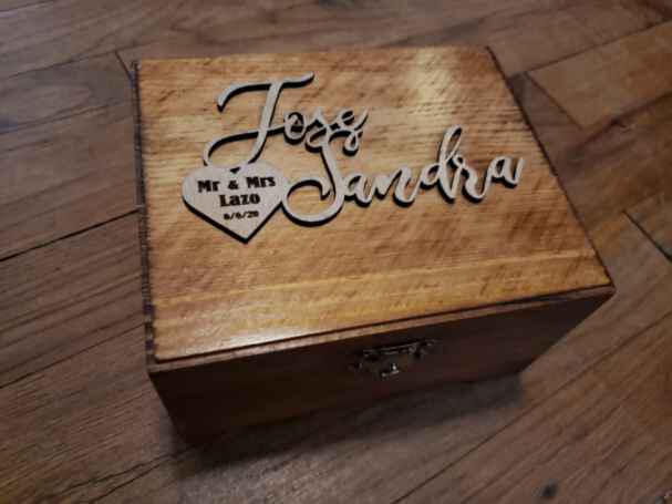 handmade wedding ring box