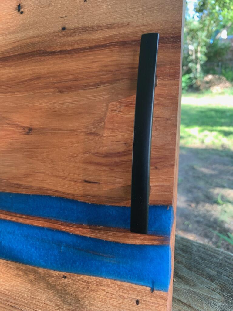 Home & Living Home Decor Mesquite and Epoxy Charcuterie Board