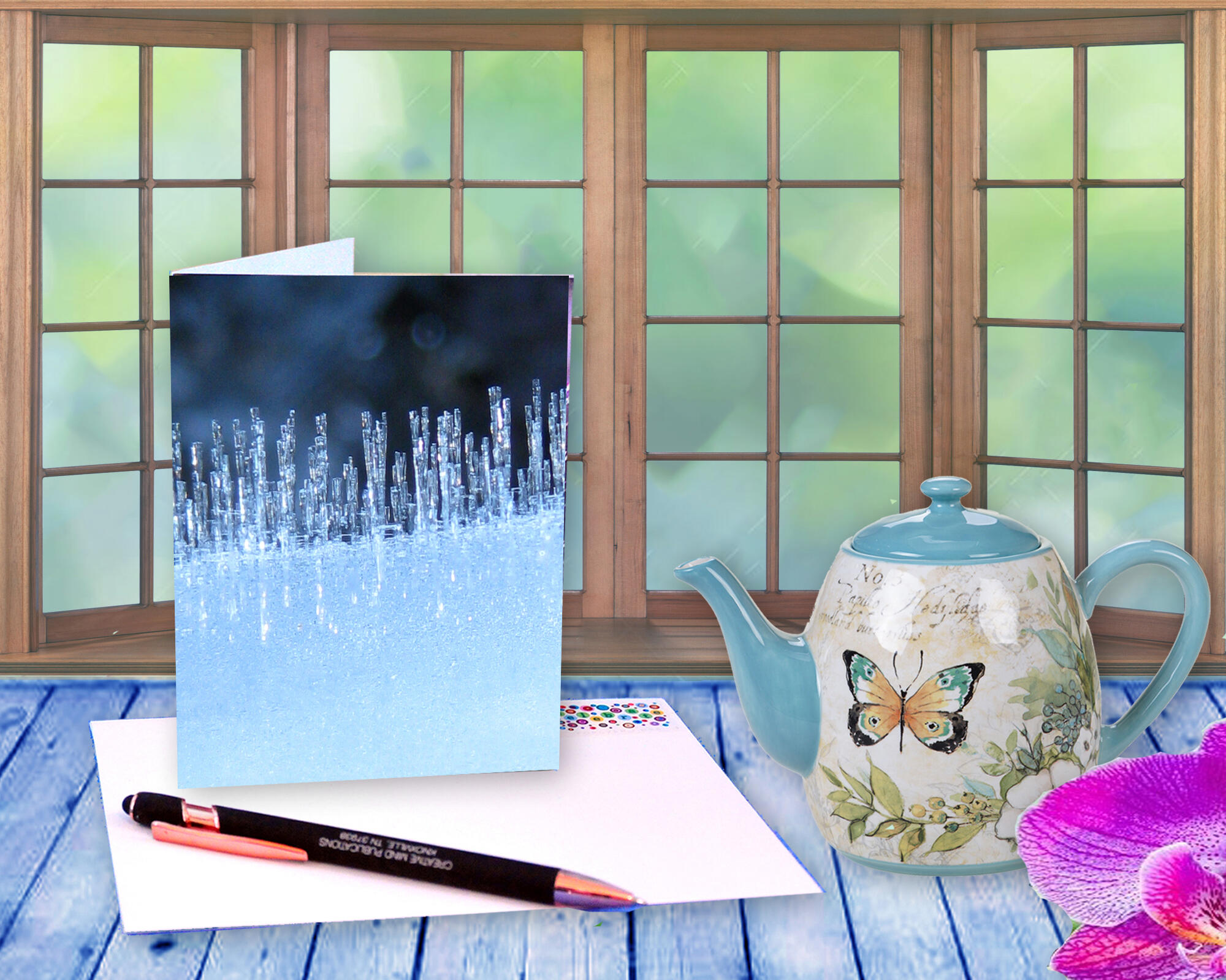 Ice People - Greeting Card by The Poetry of Nature