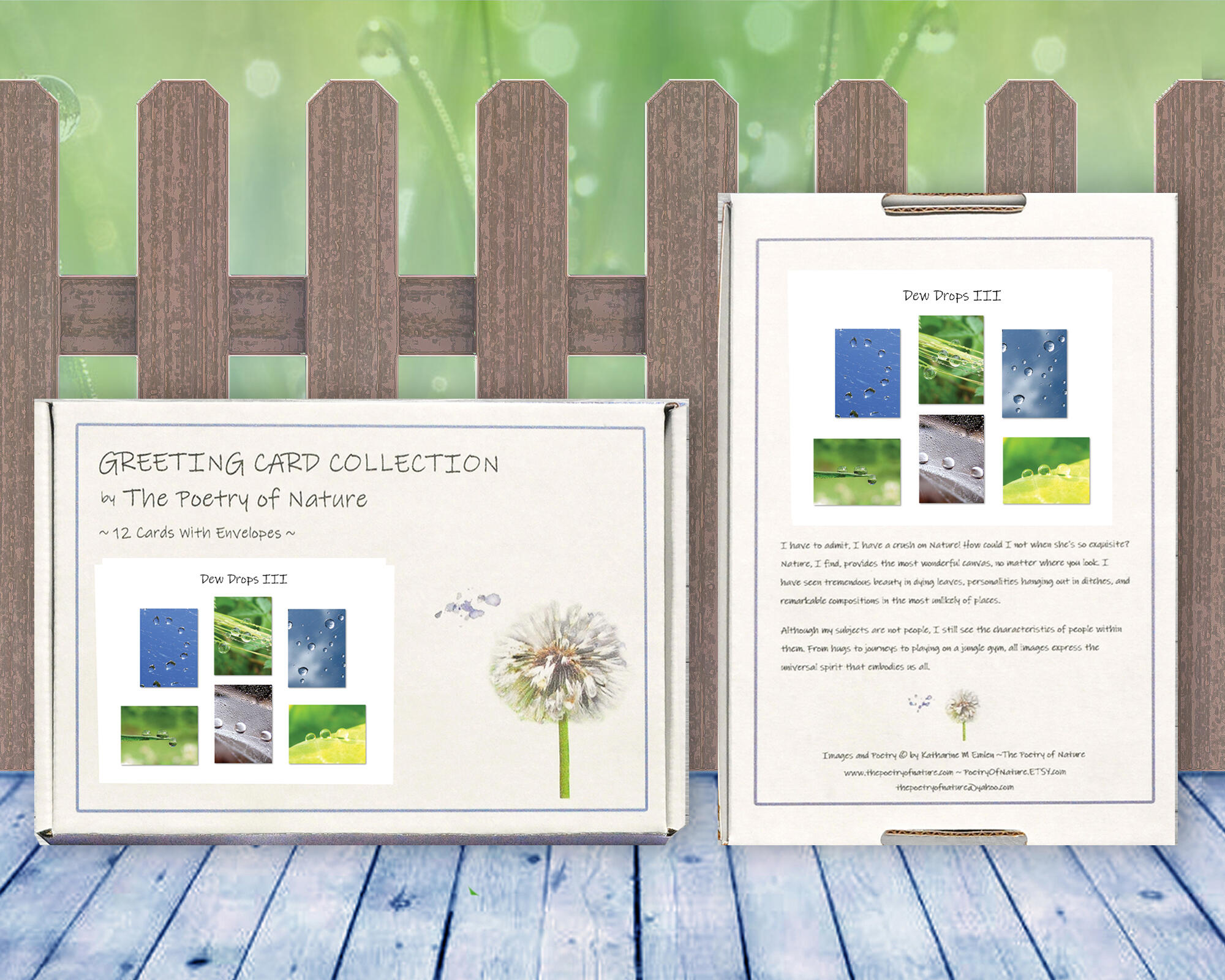 Dew Drops III - Greeting Card Collection by The Poetry of Nature