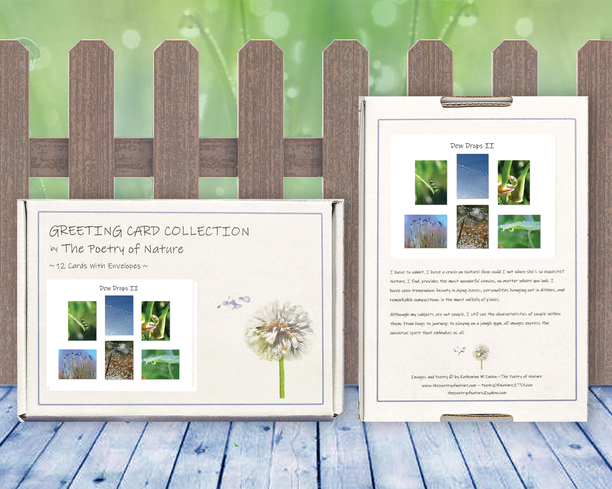 Dew Drops II - Greeting Card Collection by The Poetry of Nature