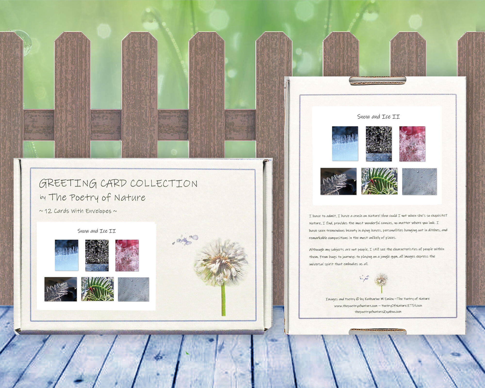 Snow and Ice II - Greeting Card Collection by The Poetry of Nature