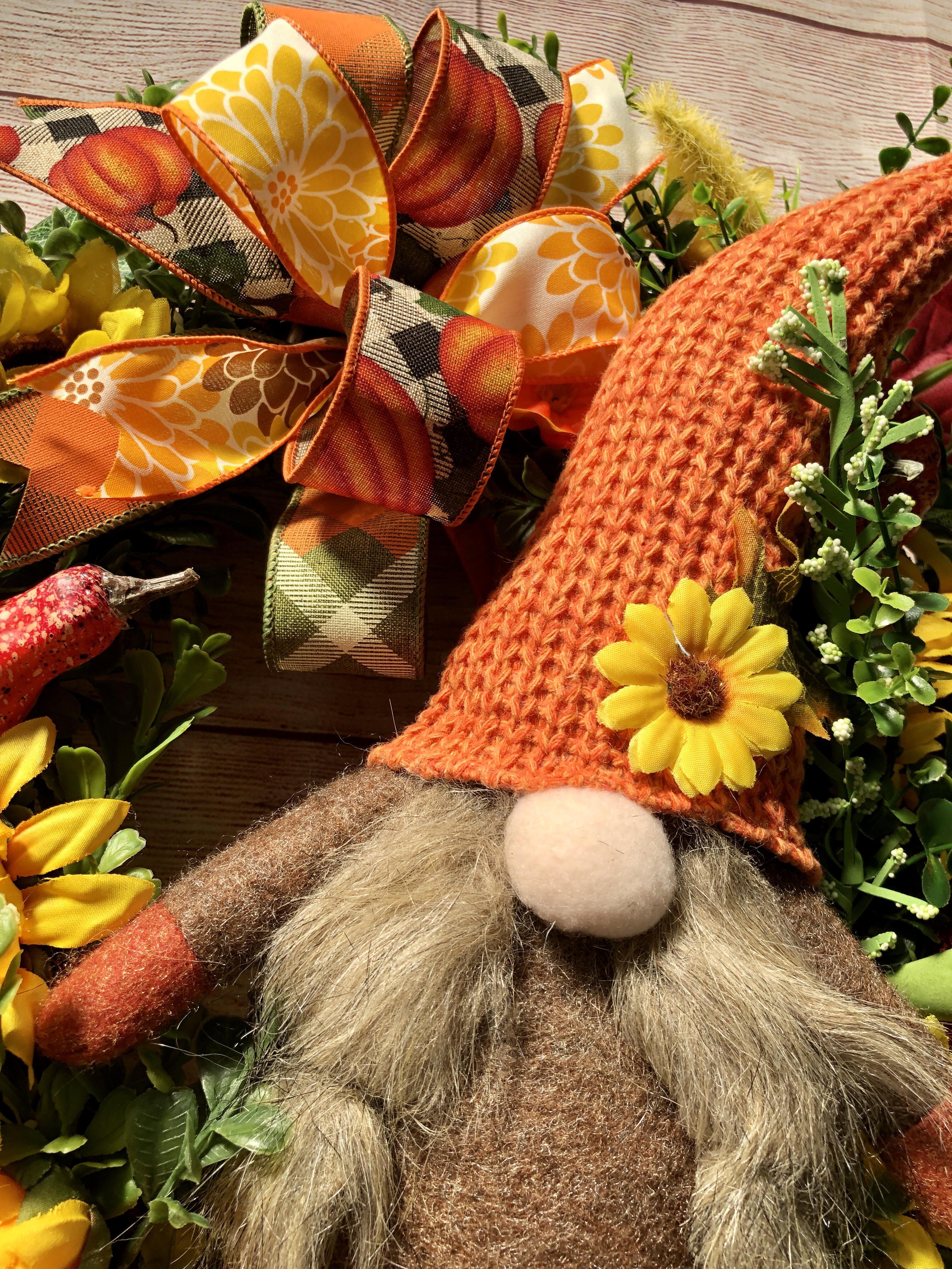 Fall Gnome Wreath