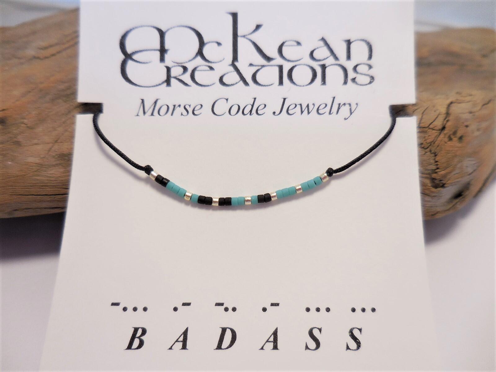 Badass Morse Code Bracelet