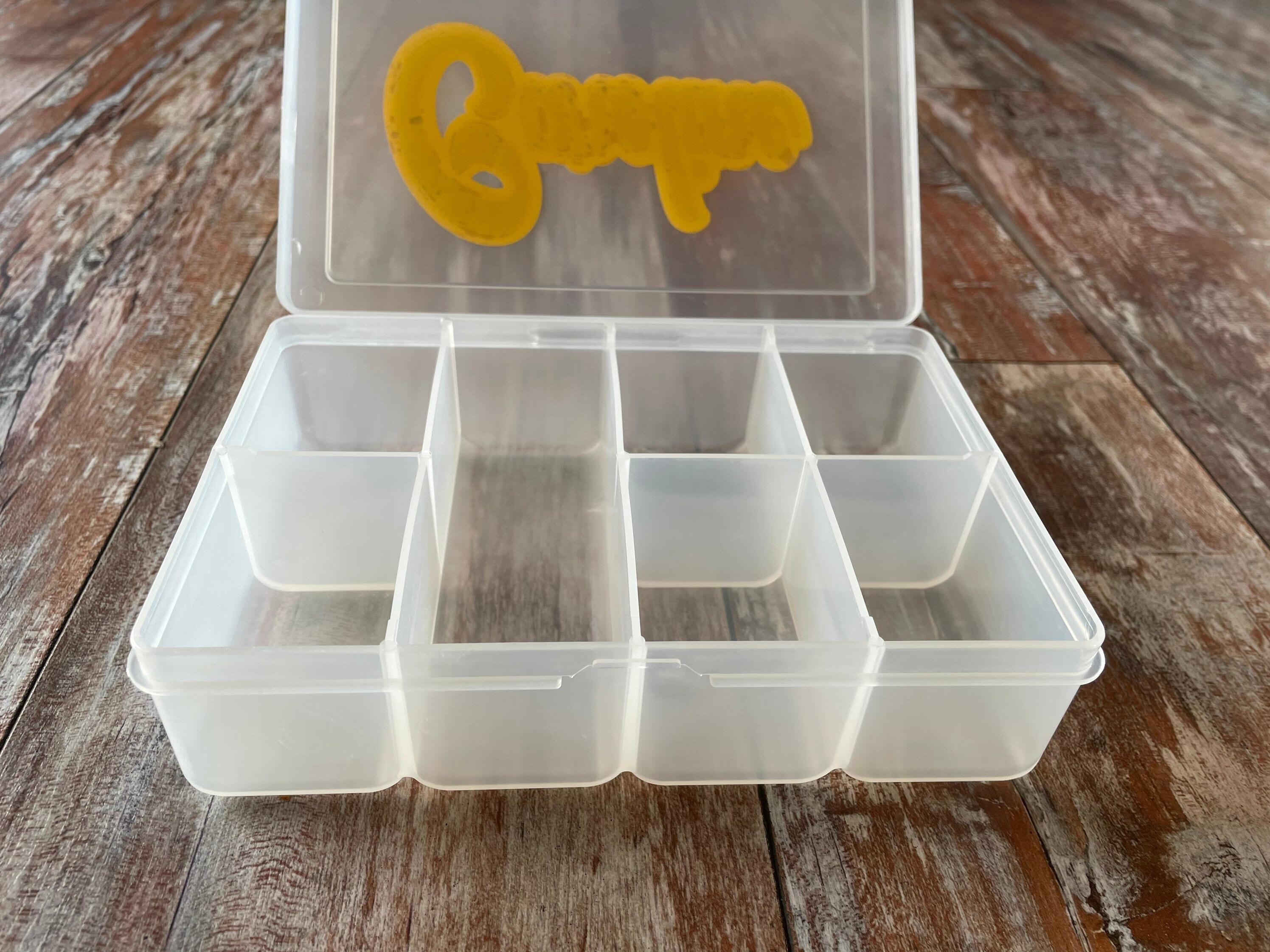 Personal Size Travel Snack Box | Travel Snack Case | Cheer Snack Box |  Dance Snack Box | Road Trip Snack Case | Portable Snack Case