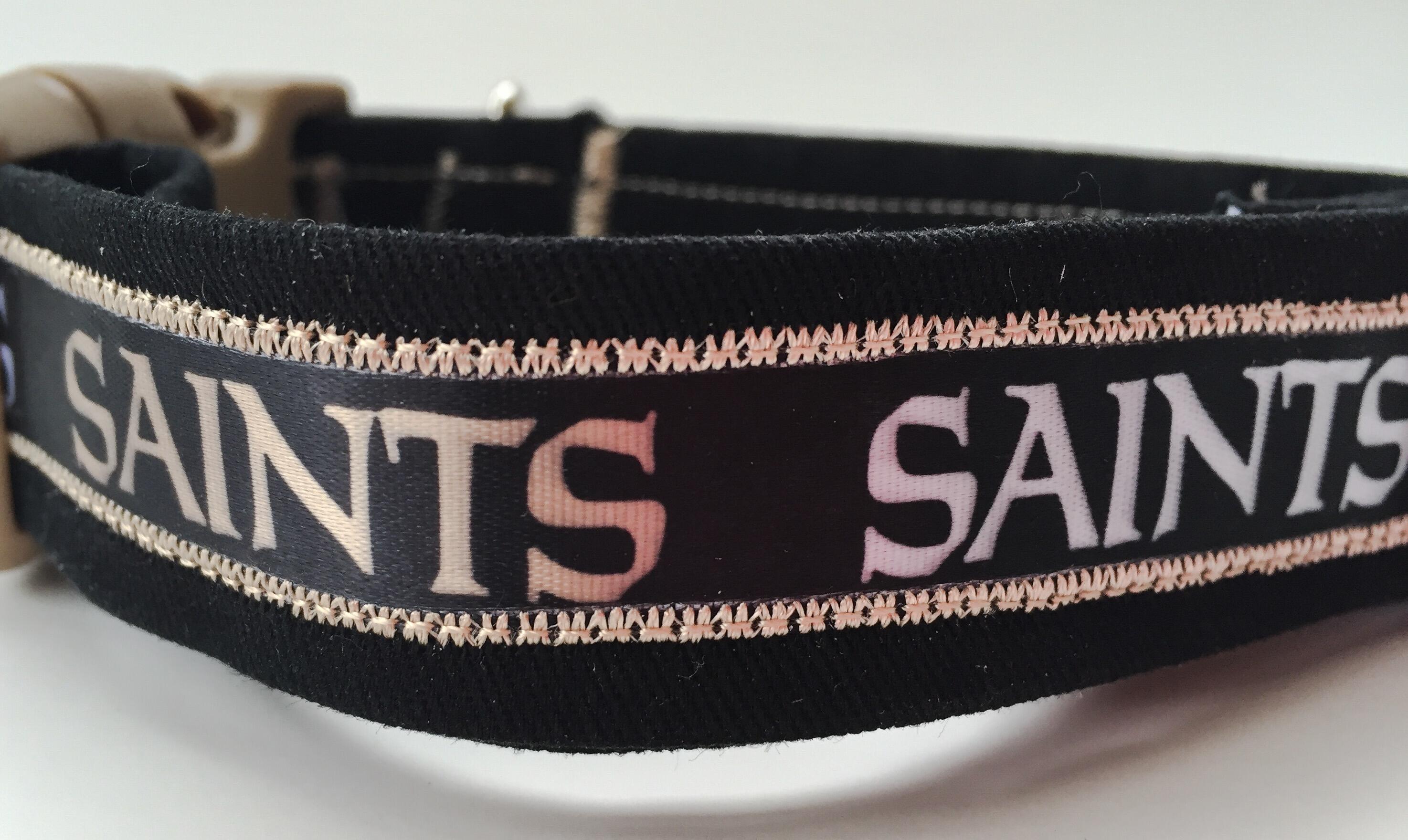 Home & Living Pets Collars & Leashes New Orleans Saints Dog Collar