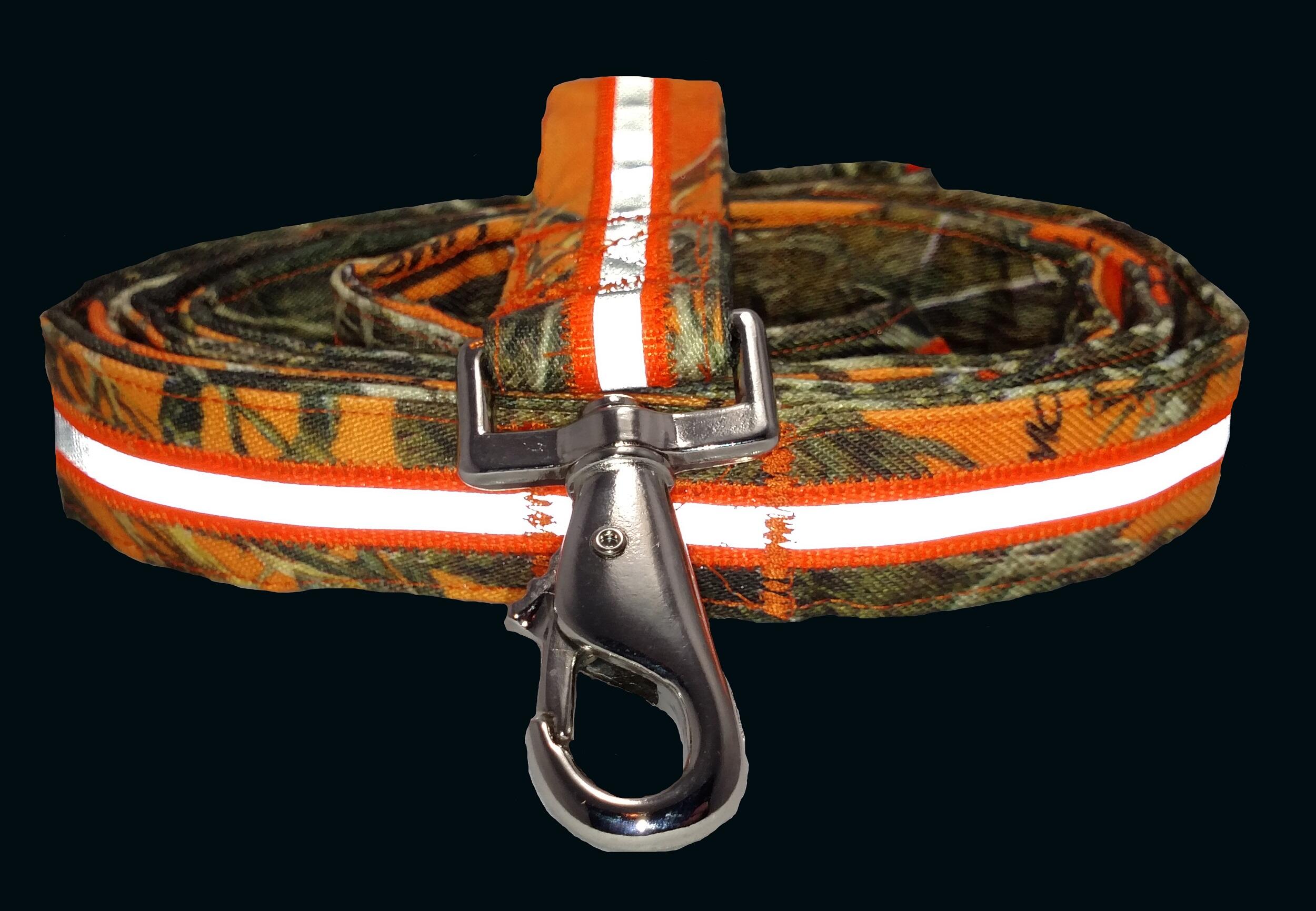 Products Orange Camouflage Dog Collar
