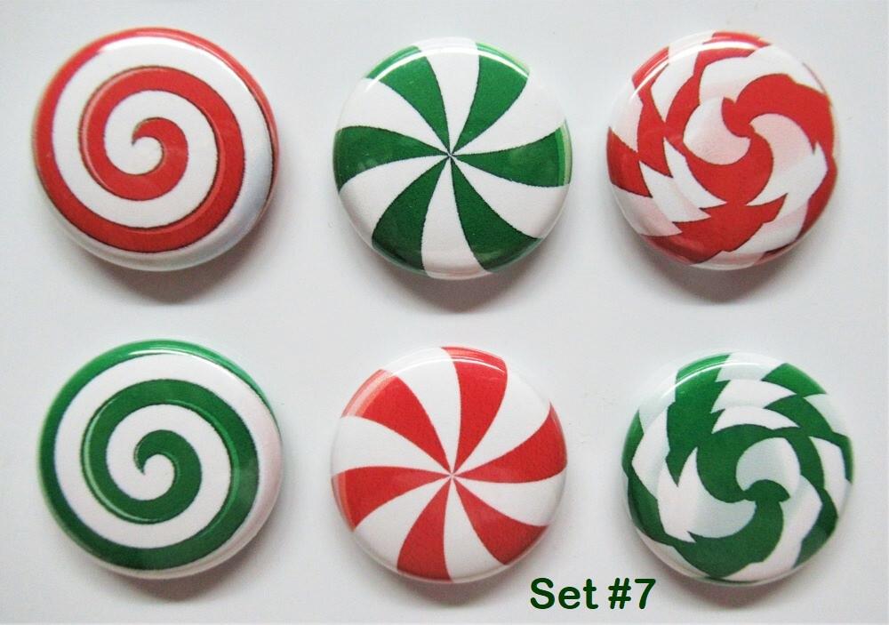 Refrigerator Magnets, Christmas Candy