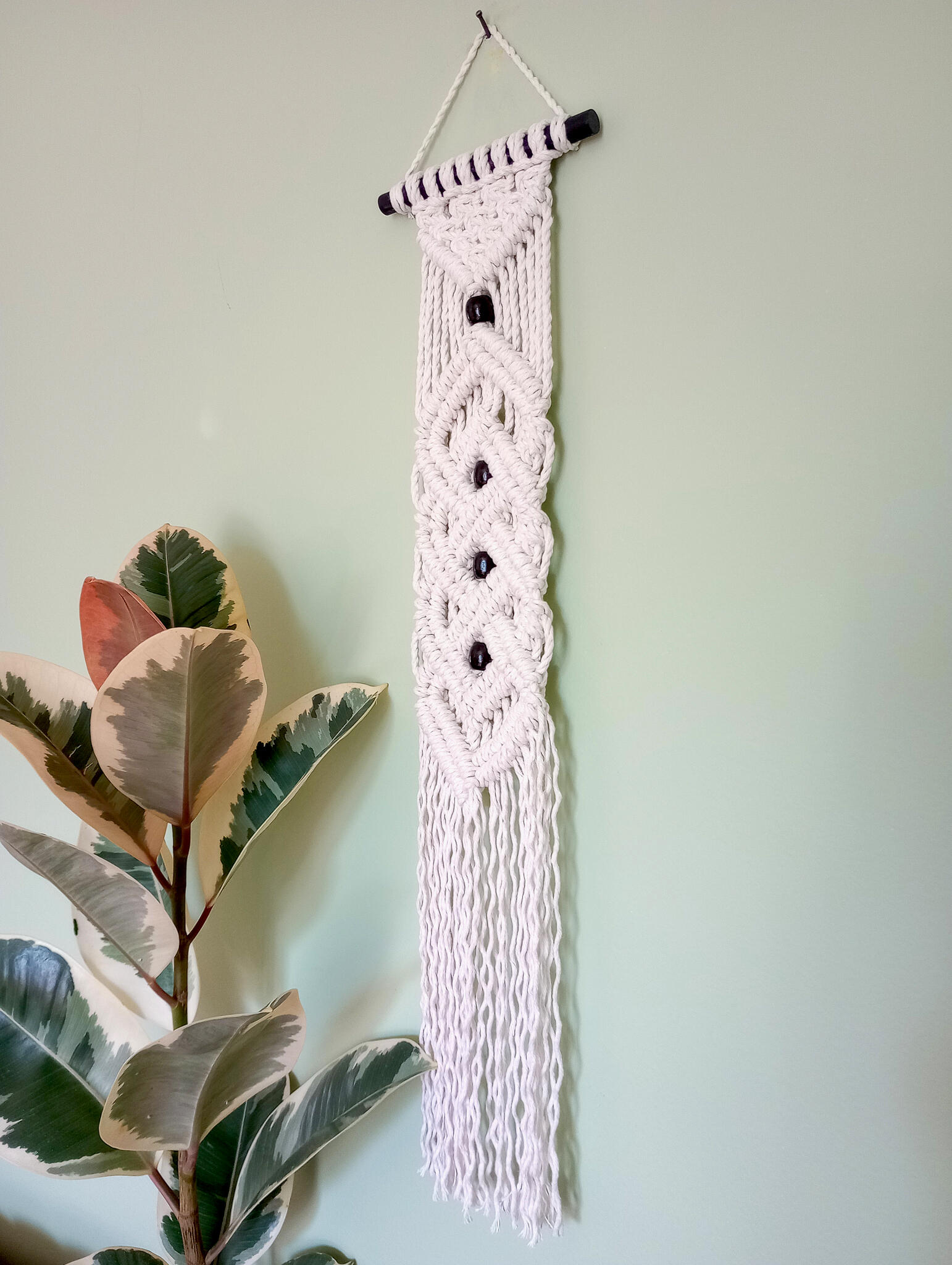 Home & Living Wall Decor Wall Hangings Narrow HalfKnot Celtic Macramé Wall Art Hanging
