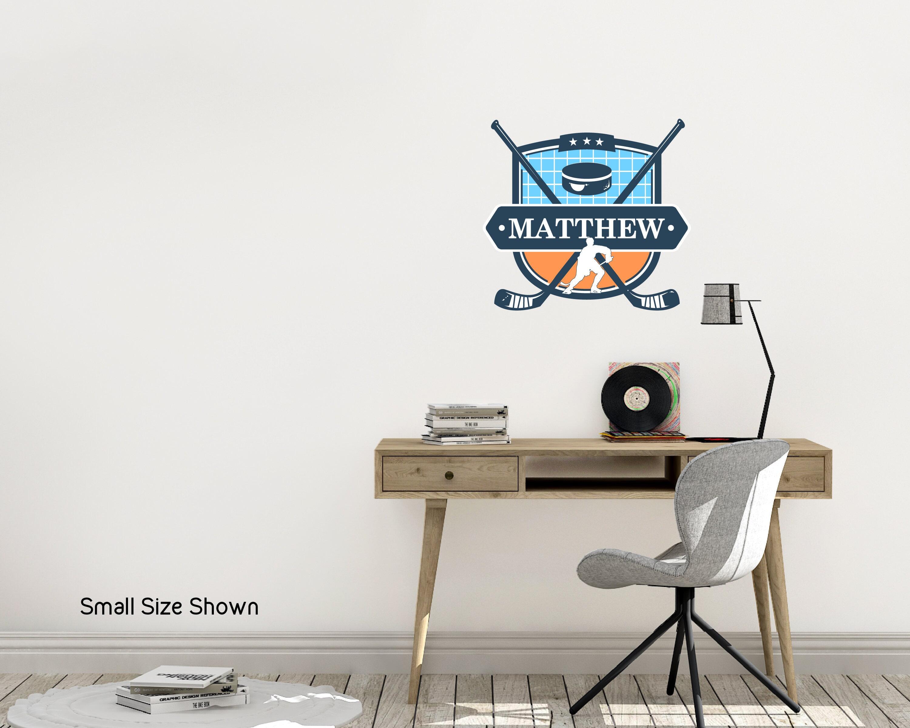Products Hockey Wall Decals Custom Removable Wallpaper Stickers