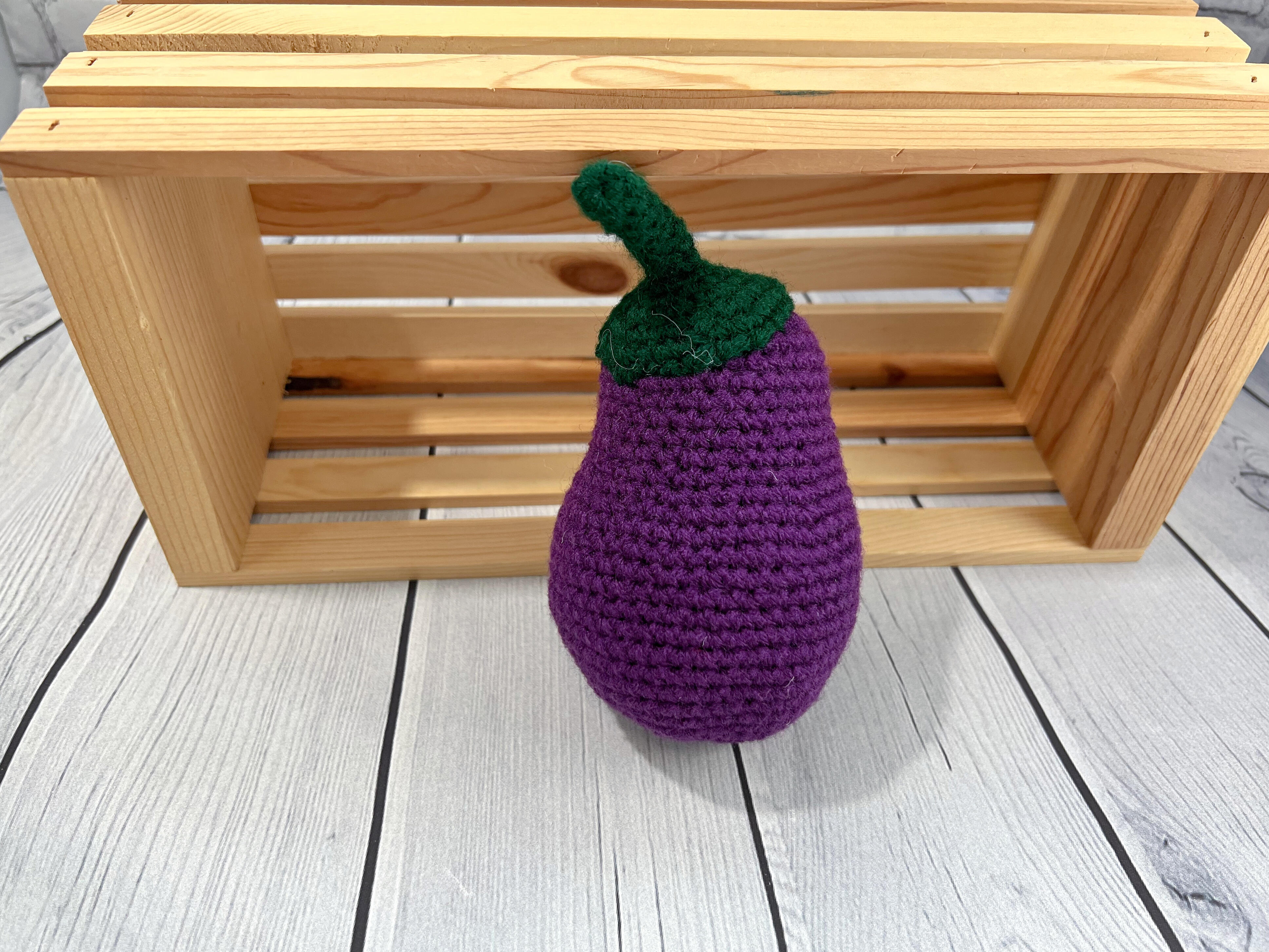 Crochet Eggplant