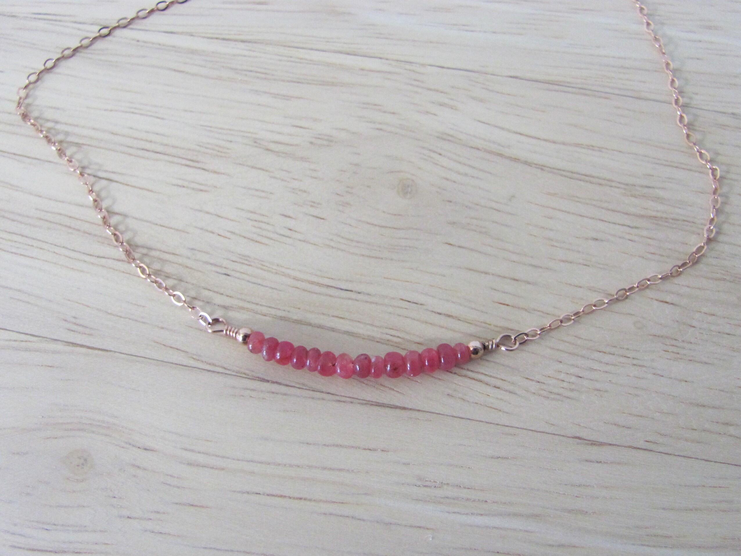 Natural Ruby Choker Necklace