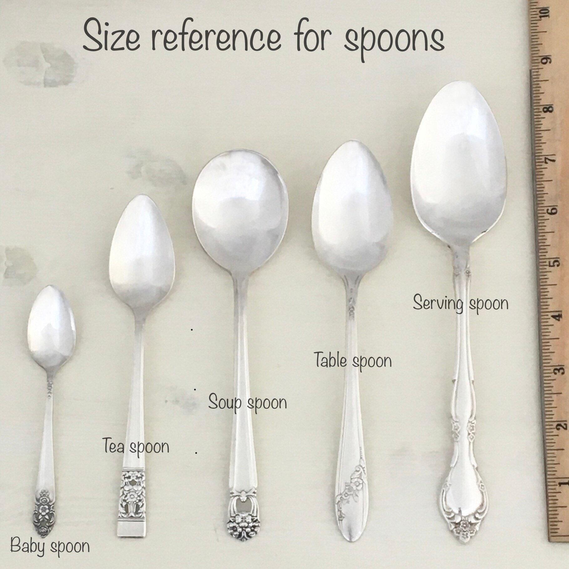 Bridesmaids, set of shops 4 personalized vintage silverware hand stamped spoons