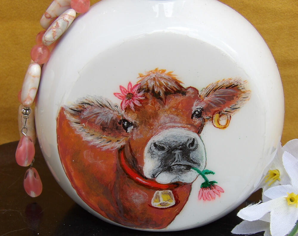closeup of Cow