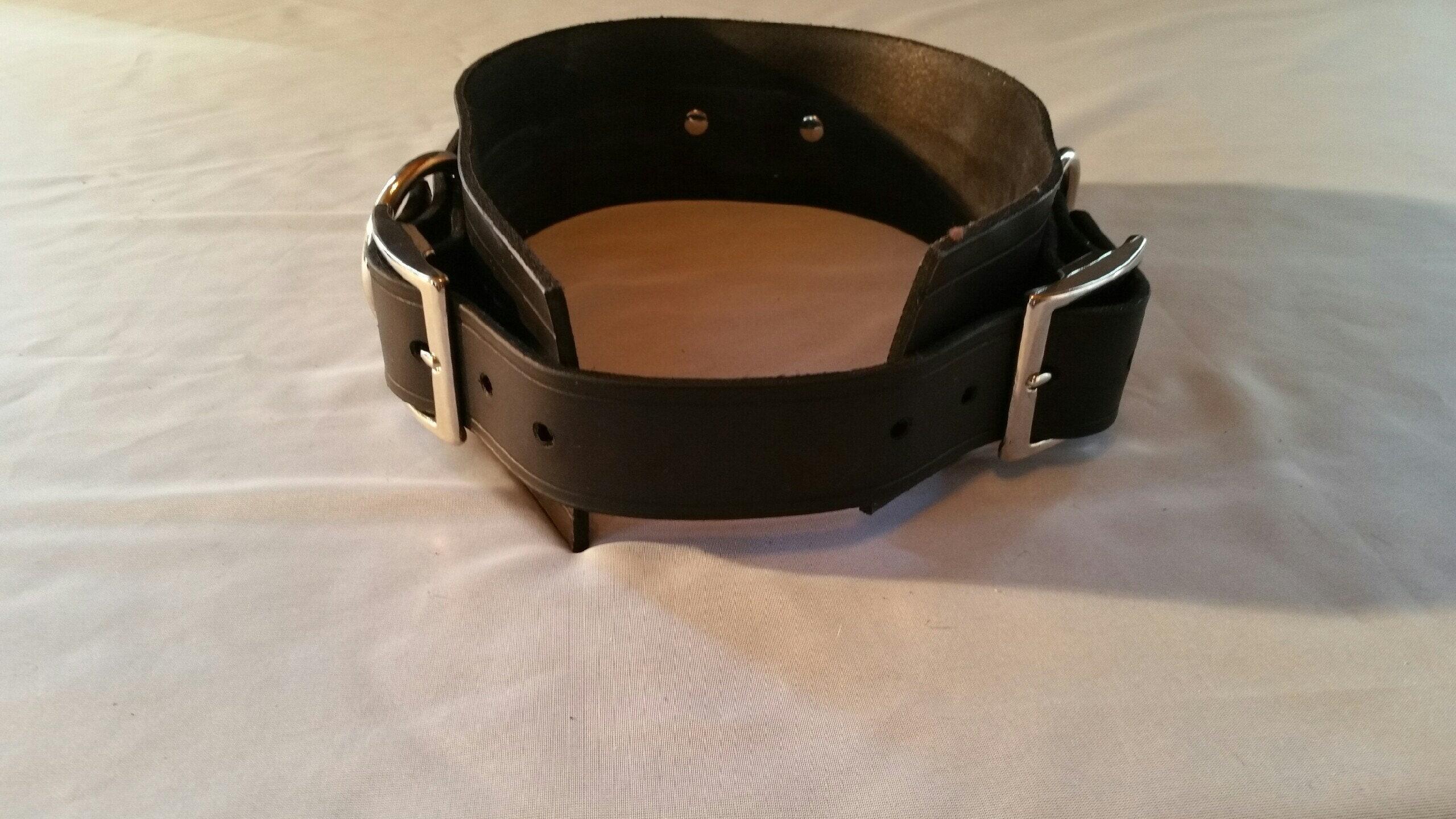 Mahogany Leather Belt Hand Made Men's Belt High Quality 
