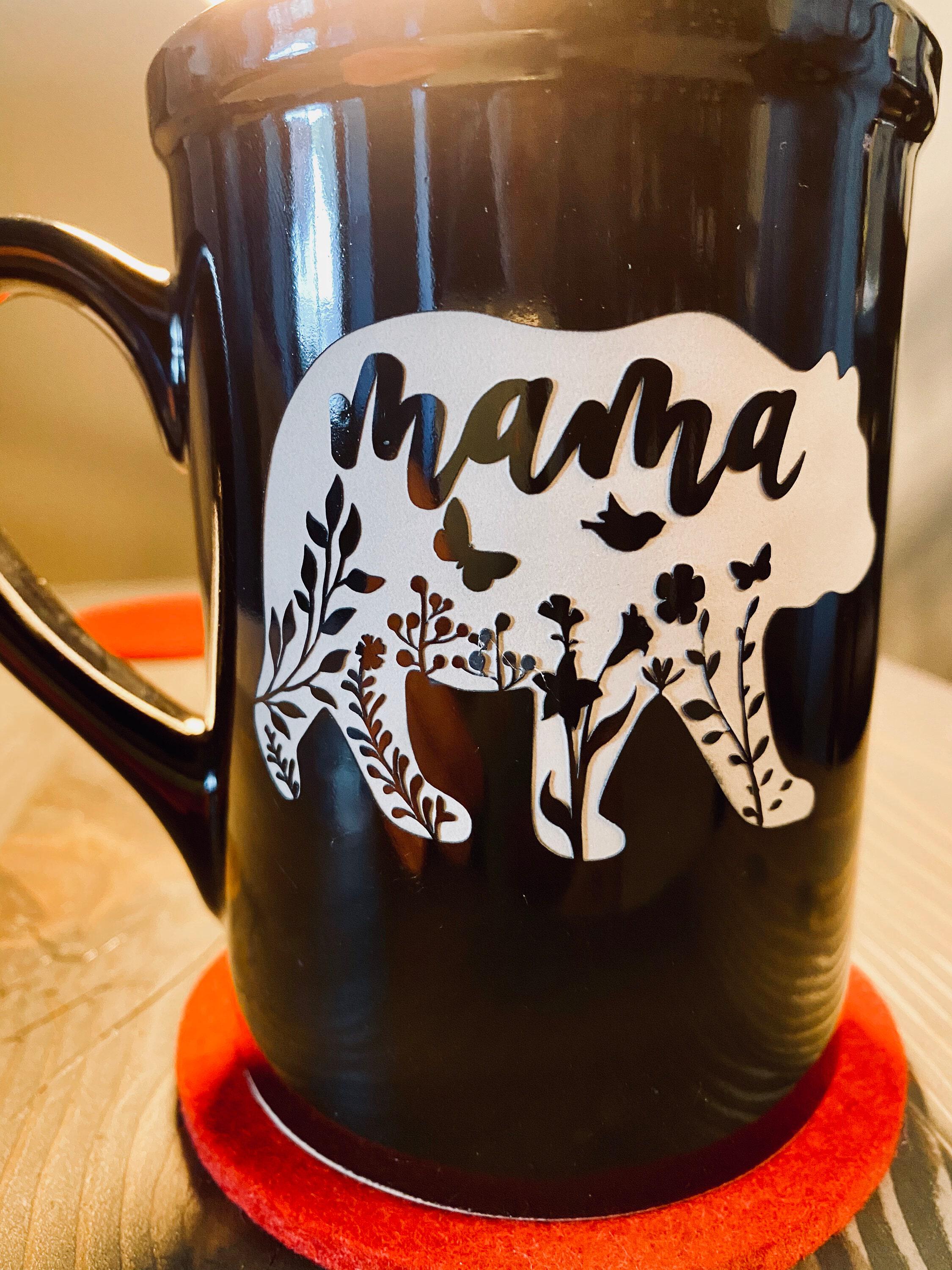 Mama Bear Pottery Mug