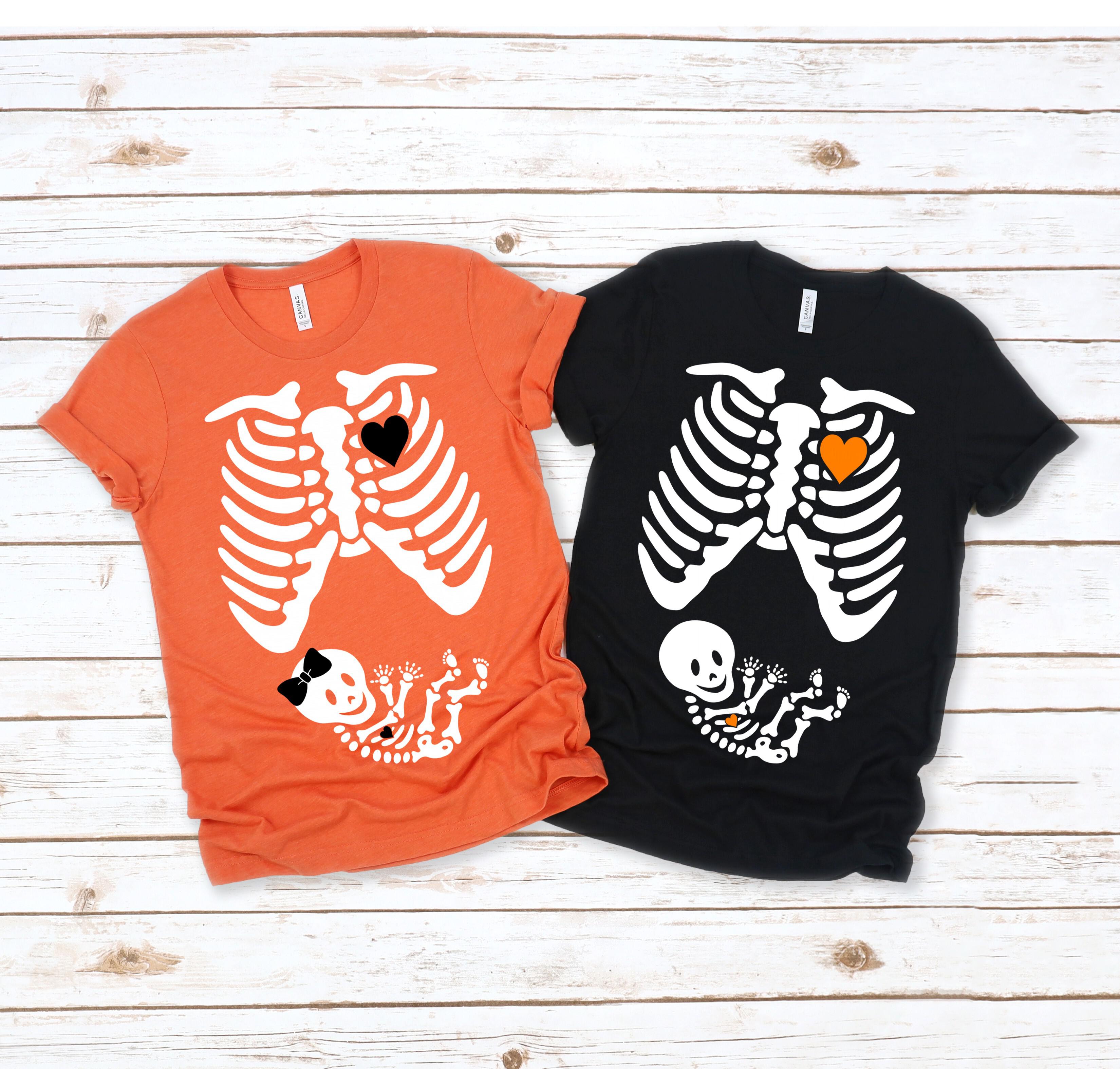 Round down farmers plug Holiday & Seasonal :: Halloween :: Skeleton Maternity Halloween t-shirt - halloween  pregnancy shirt - halloween t-shirt - pregnancy announcement - halloween  maternity