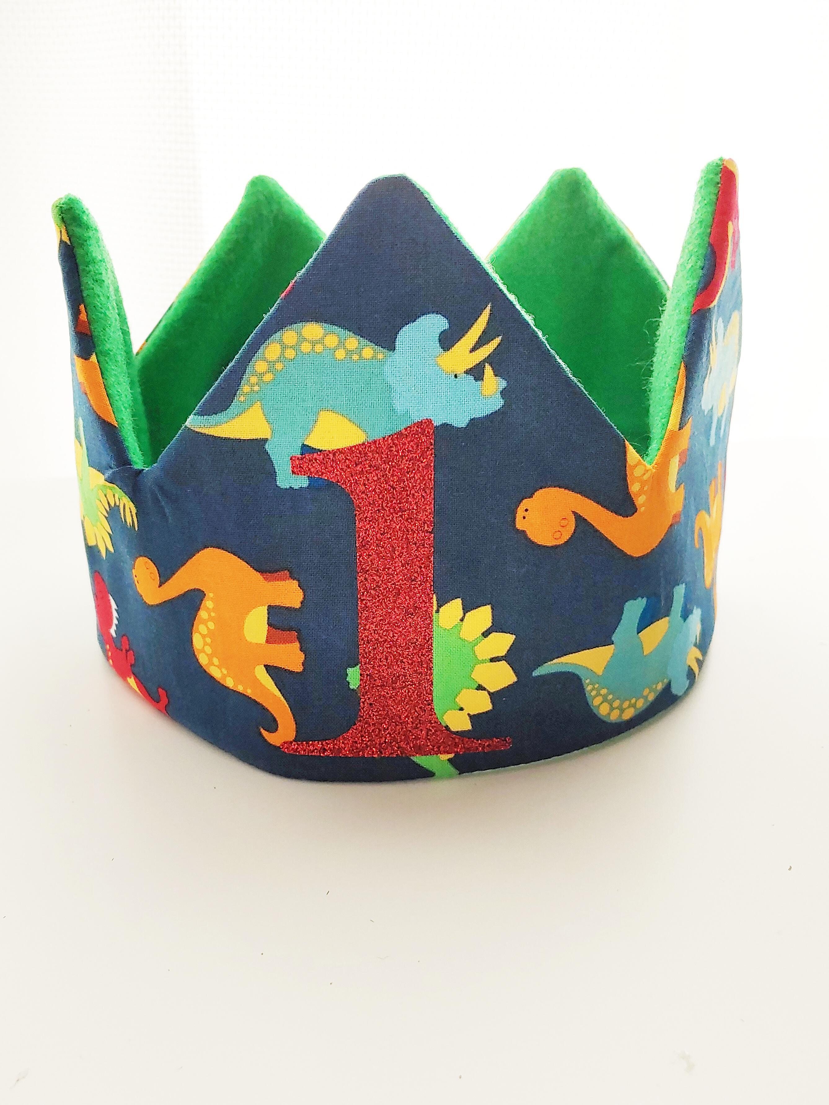 Dinosaur Birthday Crown