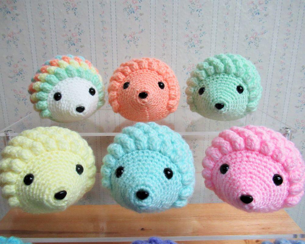 Amigurumi Baby Hedgehog, Assorted Colors